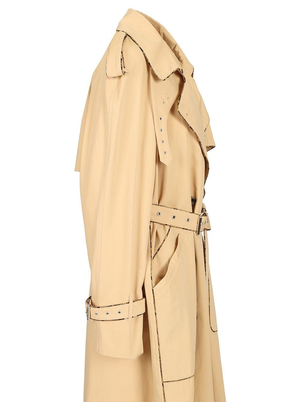 トレンチコート Dries Van Noten Cotton Gabardine Trench Coat DRIES VAN NOTEN Double-breasted cotton trench coat | NET-A
