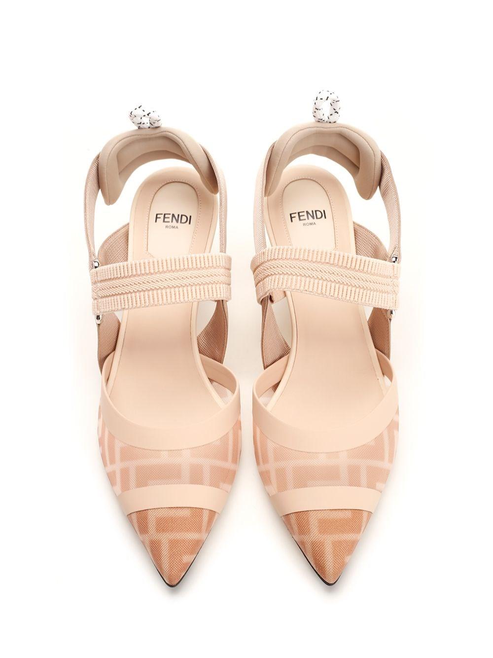 Fendi Colibri Slingback in Pink | Lyst