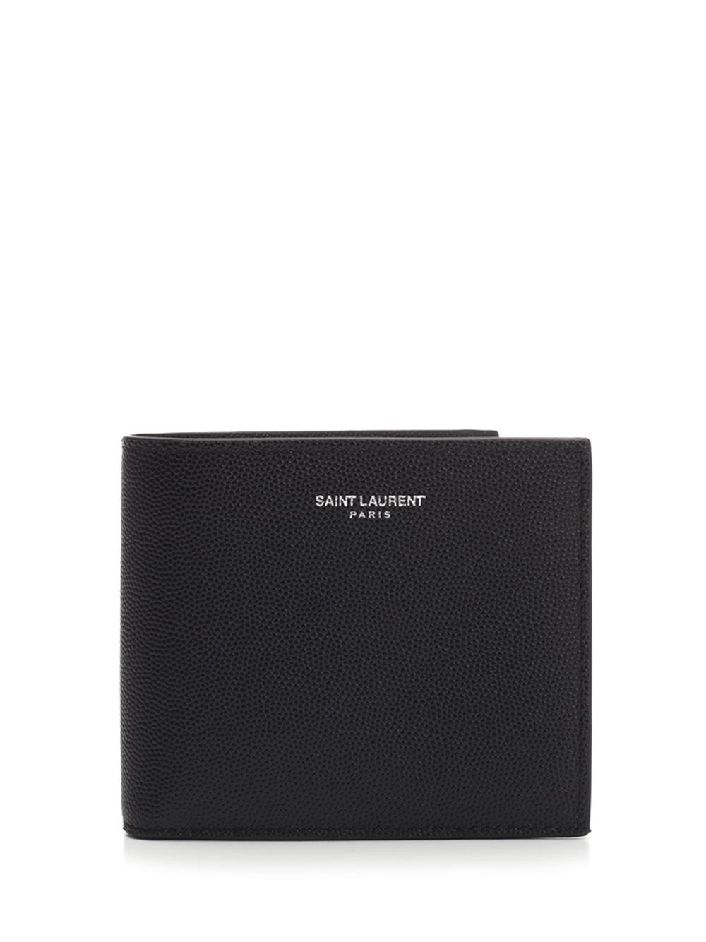 Saint Laurent "east/west" Wallet In Black Leather Lyst