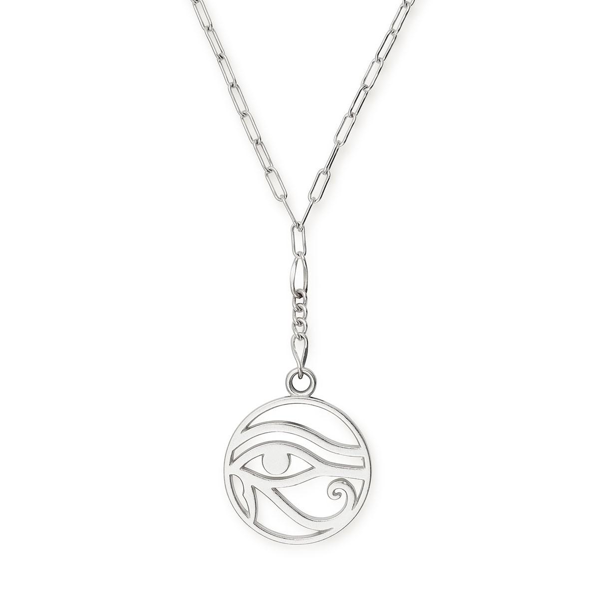 Lyst - ALEX AND ANI Eye Of Horus Adjustable Necklace in ...