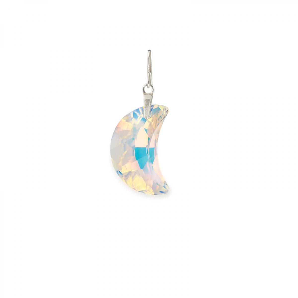 Lyst - ALEX AND ANI Icicle Moon Necklace Charm With ...
