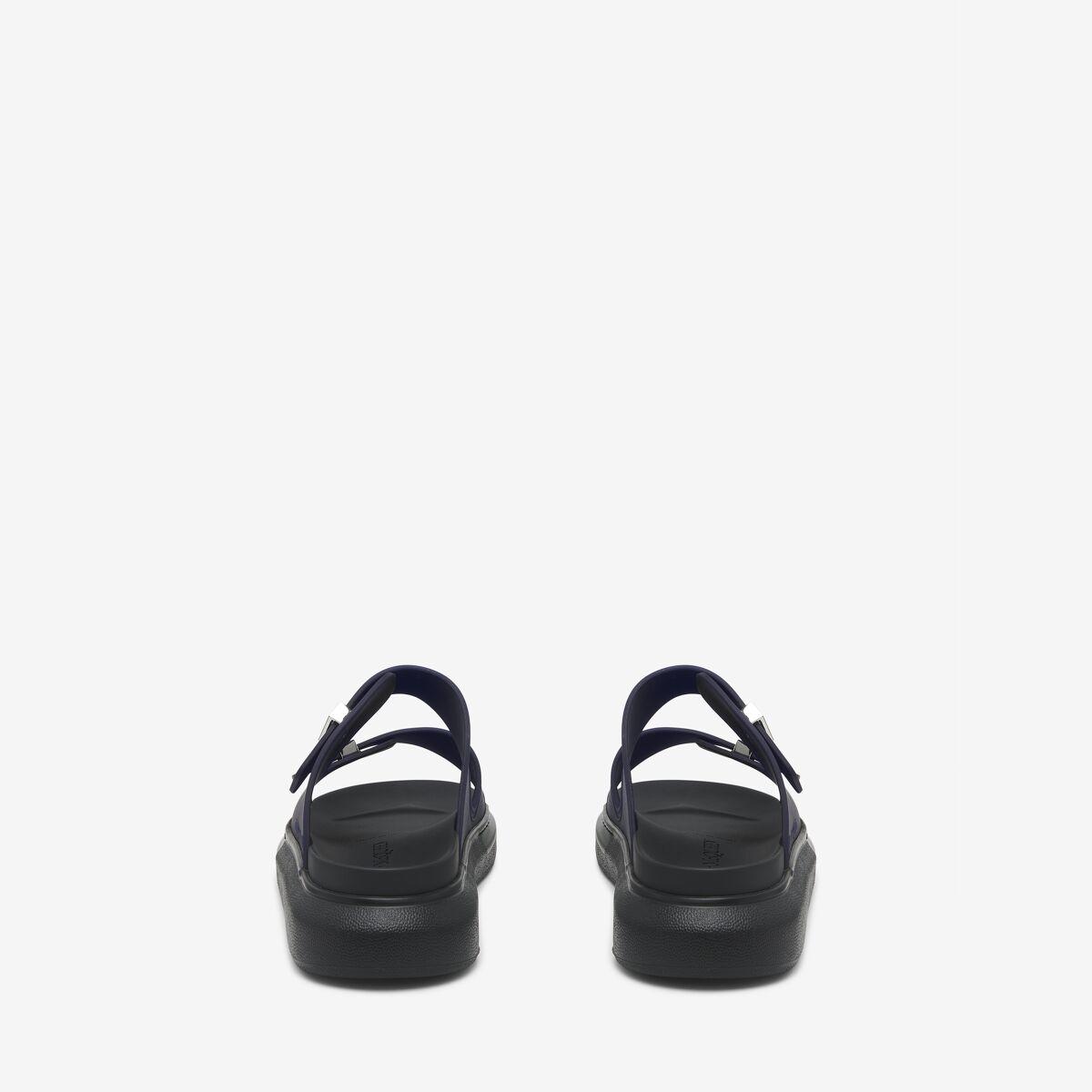 メンズ*McQueen*ベルクロ レザーサンダル ブラック メンズ McQueen レザーサンダル | オンラインセールは最大61