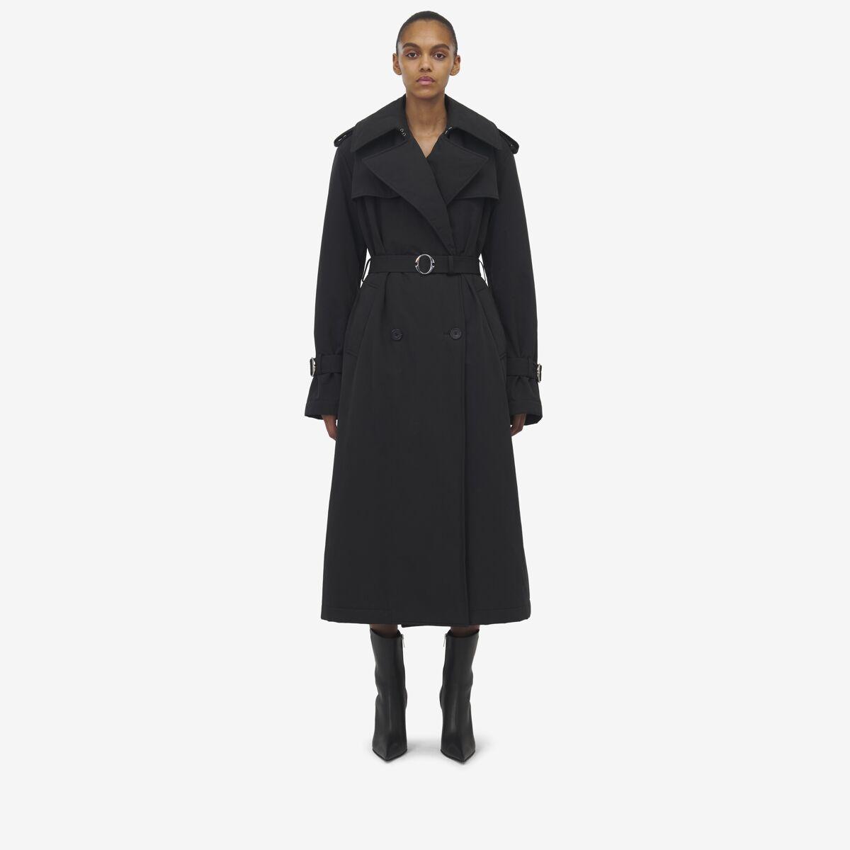 ALEXANDER MCQUEEN：コート レディース - ブルー | GIGLIO.COM