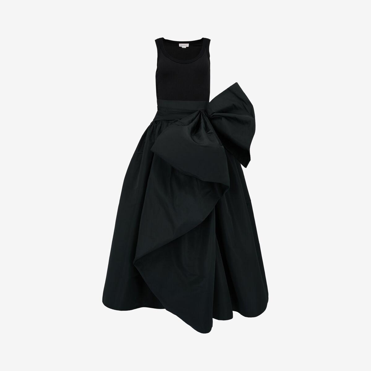 ワンピース ALEXANDER MCQUEEN Black Satin Dress Vintage Alexander Mcqueen Dresses And Evening Wear