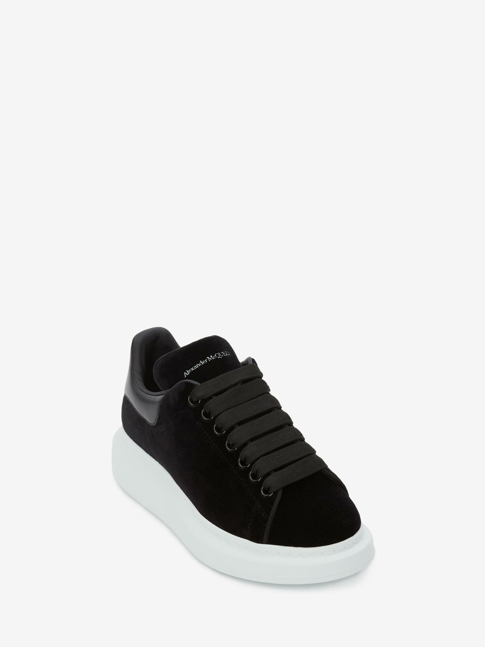 alexander mcqueen sneakers velvet black