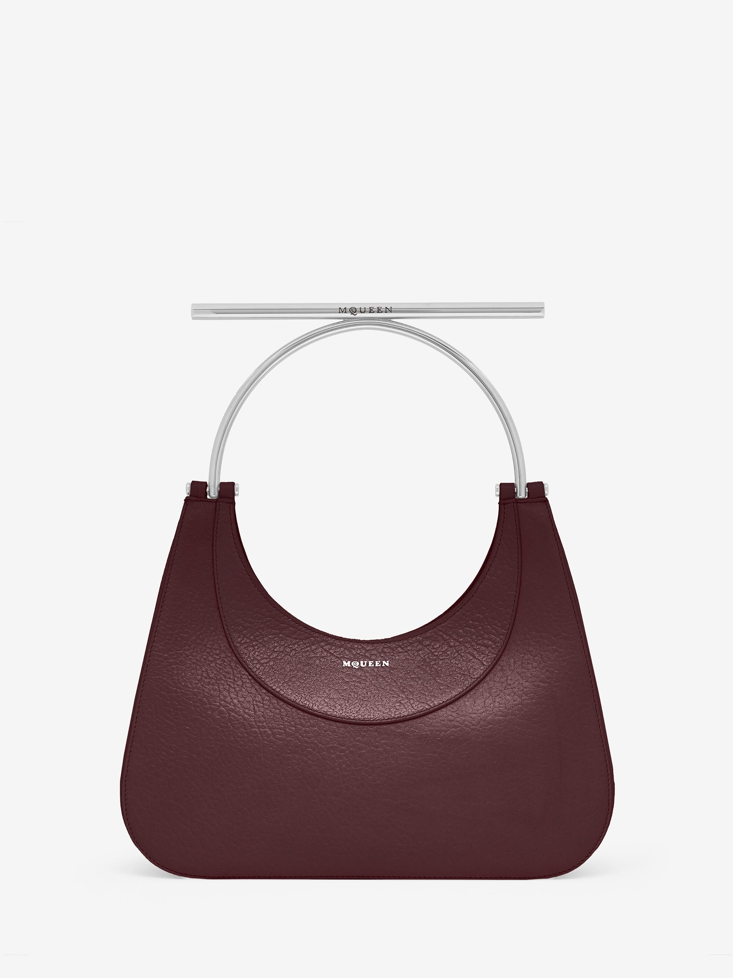 Alexander McQueen T-Bar Mini Pouch Bag in Natural/Black