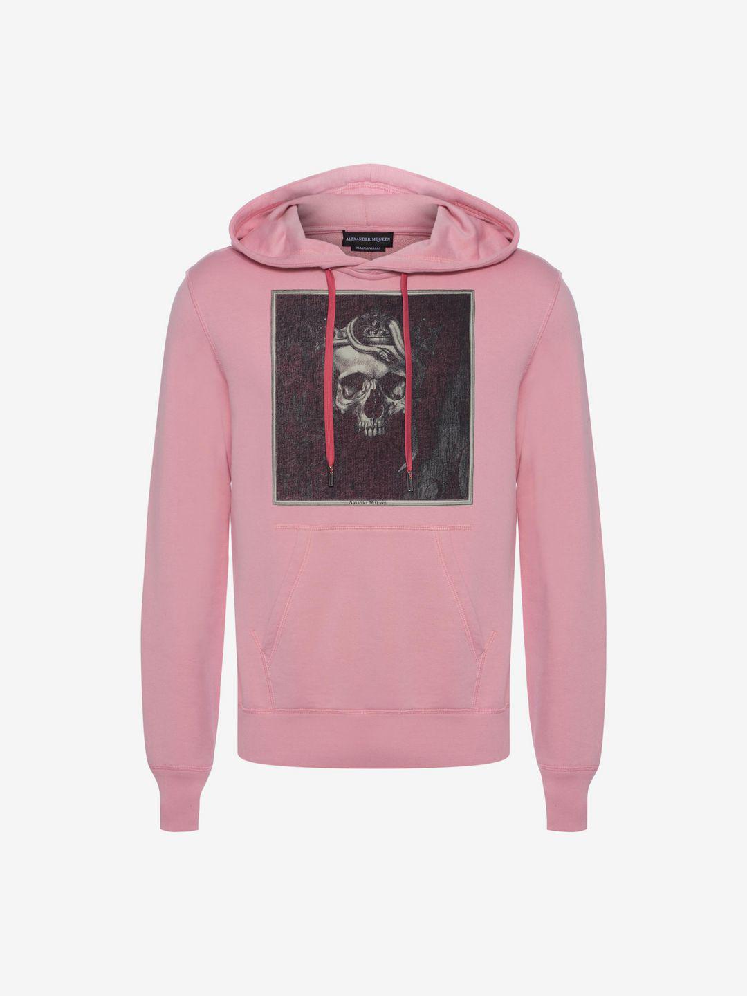 alexander mcqueen pink hoodie