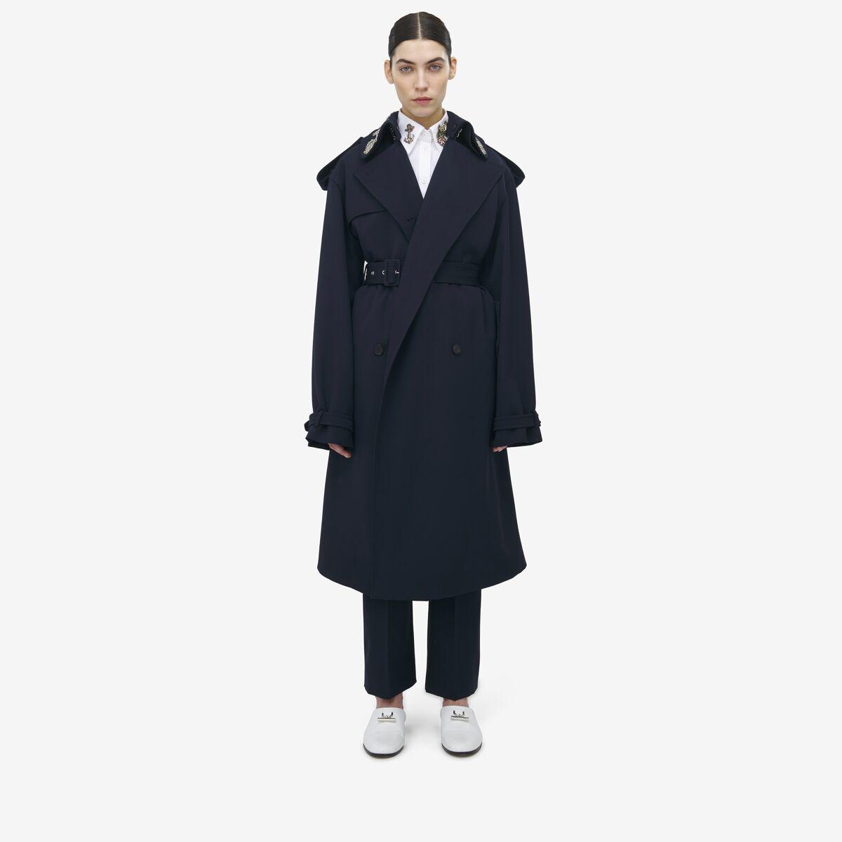 【24AW NEW】Alexander mcqueen /ダブルブレスト トレンチコート 24AW NEW】Alexander mcqueen /ダブルブレスト トレンチコート