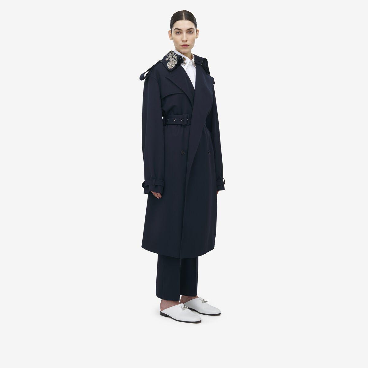 アレキサンダーマックイーン☆アンシメントリー フェルトコート レディース McQueen コート | オンラインセールは最大44%オフ | Lyst