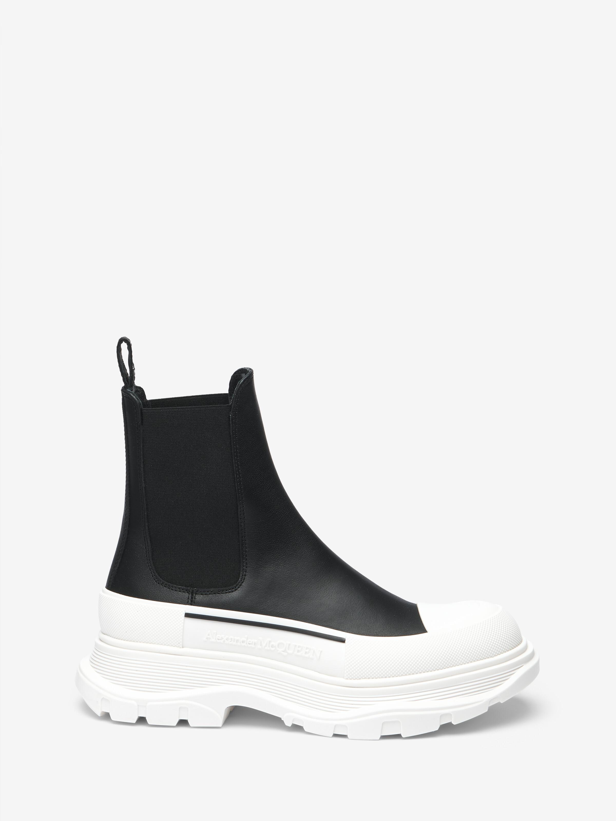 ブーツ Alexander McQueen Tread Slick Ankle Boots Alexander McQueen Tread Slick Ankle Boots | Black | FARFETCH