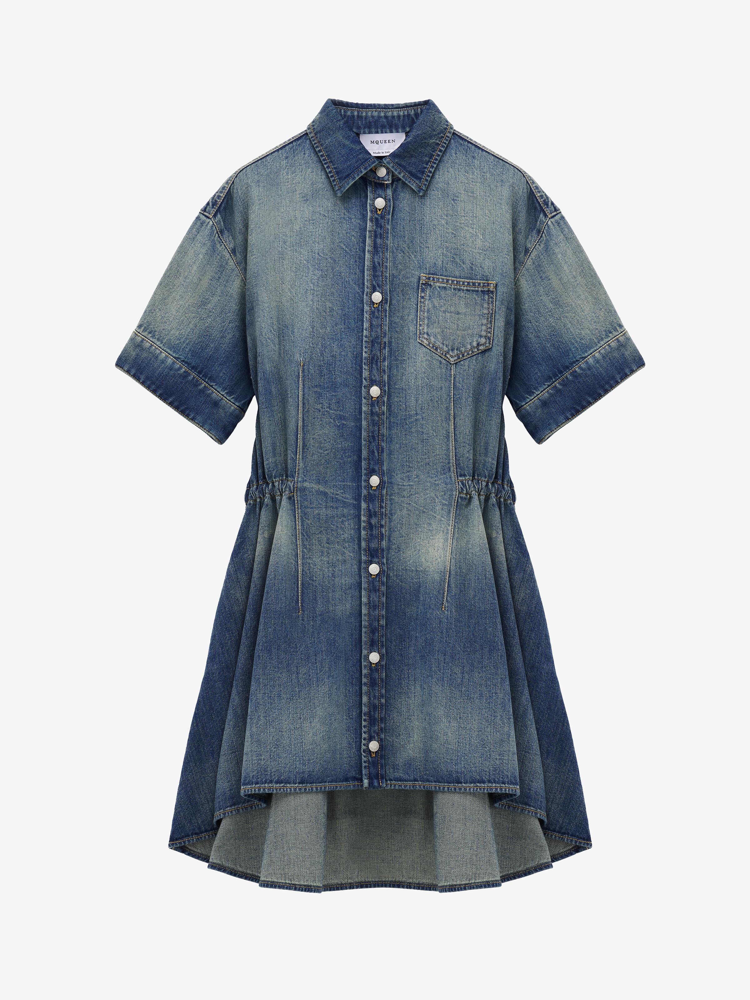 【Alexander McQueen】★denim mini dress Alexander McQueen Denim Mini Dress | Blue | FARFETCH