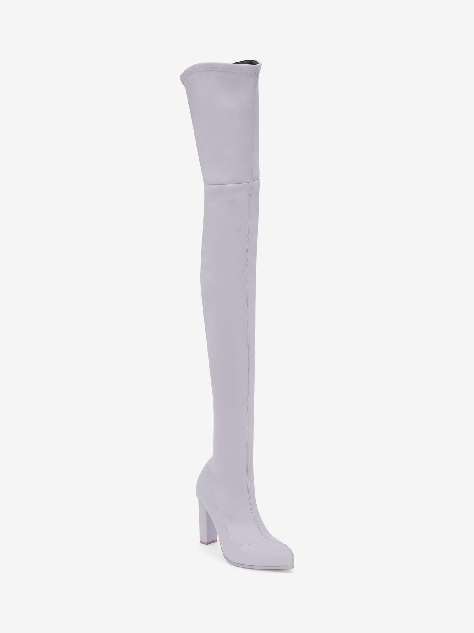 alexander mcqueen thigh high boots