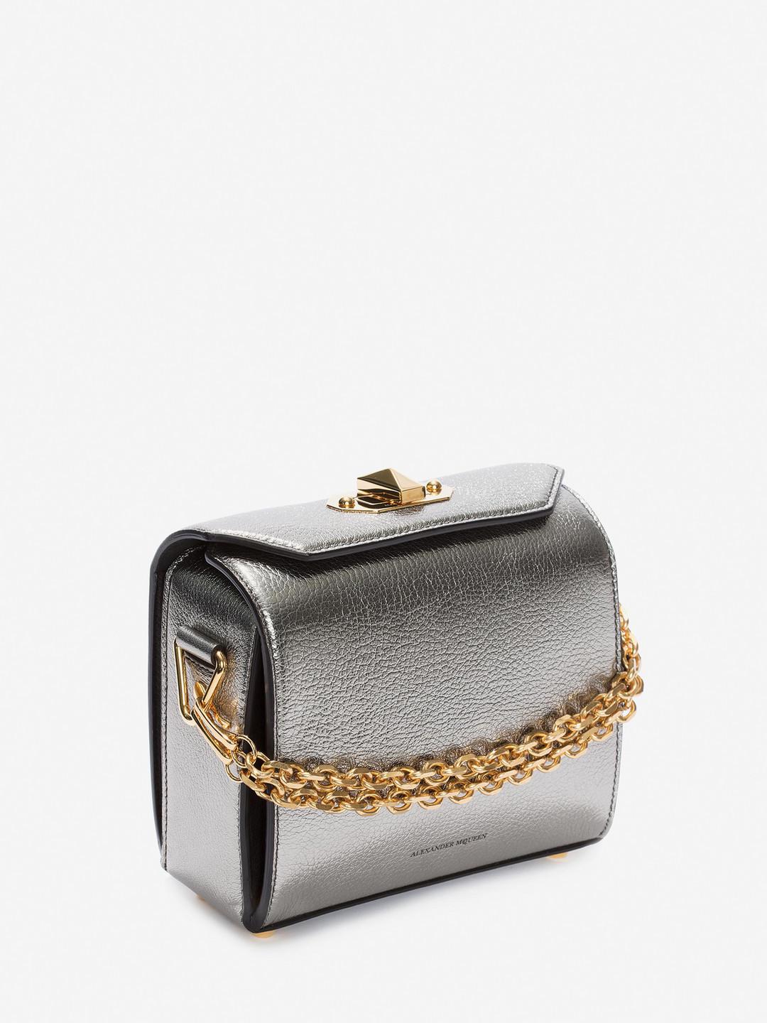 Alexander Mcqueen Leather Box Bag 19 Lyst