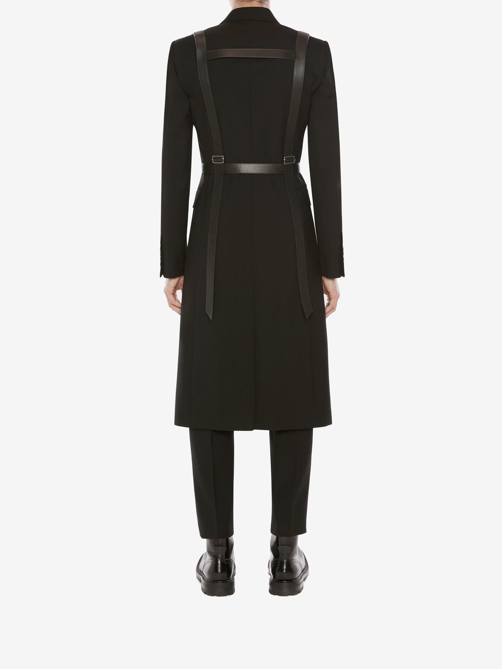 Alexander mcqueen online leather harness belt