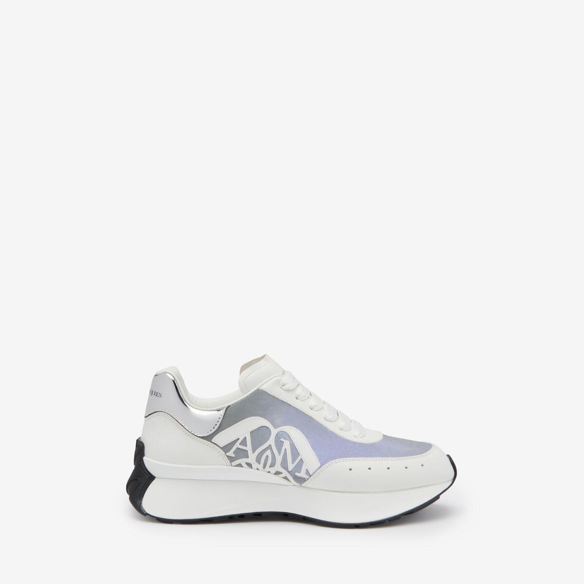 Buy Alexander McQueen Oversized Sneaker 'Sprayed Ombre - White Lake Blue' -  575415 WHWM2 9707 | GOAT