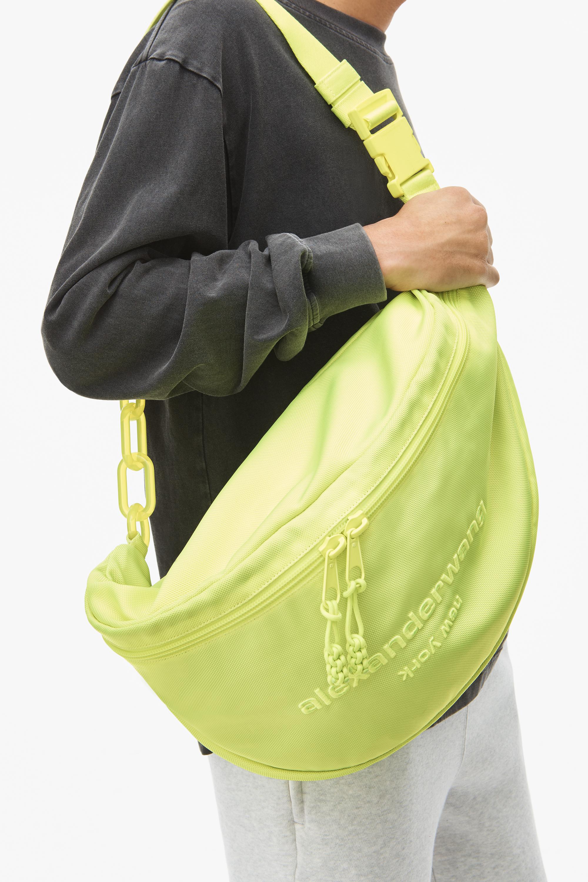 Alexander Wang Synthetic Primal Large Nylon Fanny Pack in Yellow 