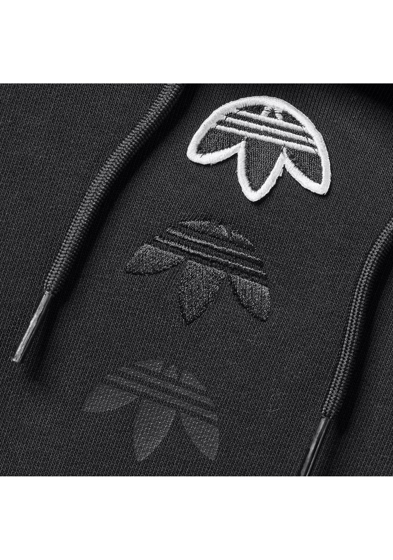 adidas hoodie upside down logo