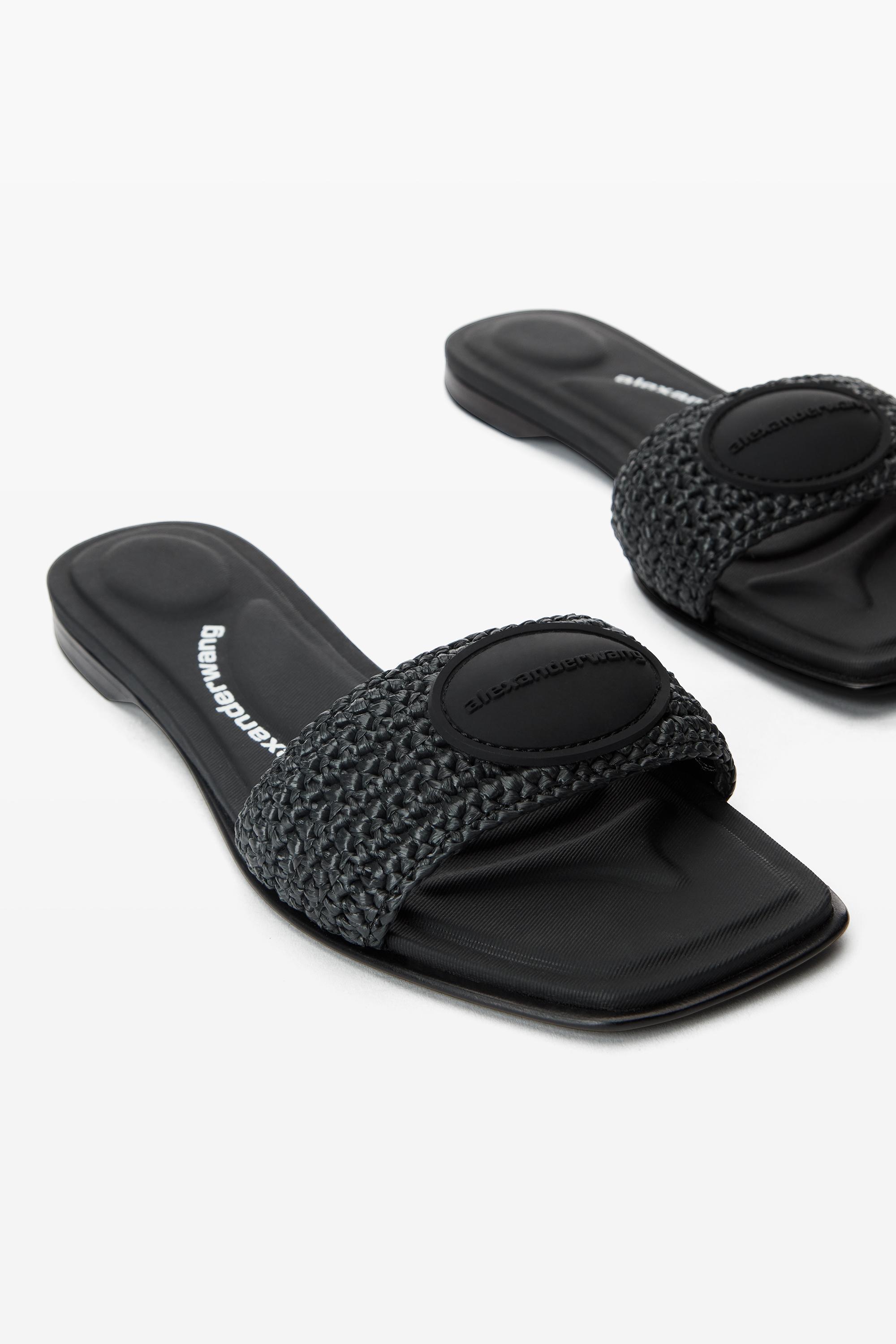 ALEXANDER WANG アレキサンダーワン フラットサンダル ブラック