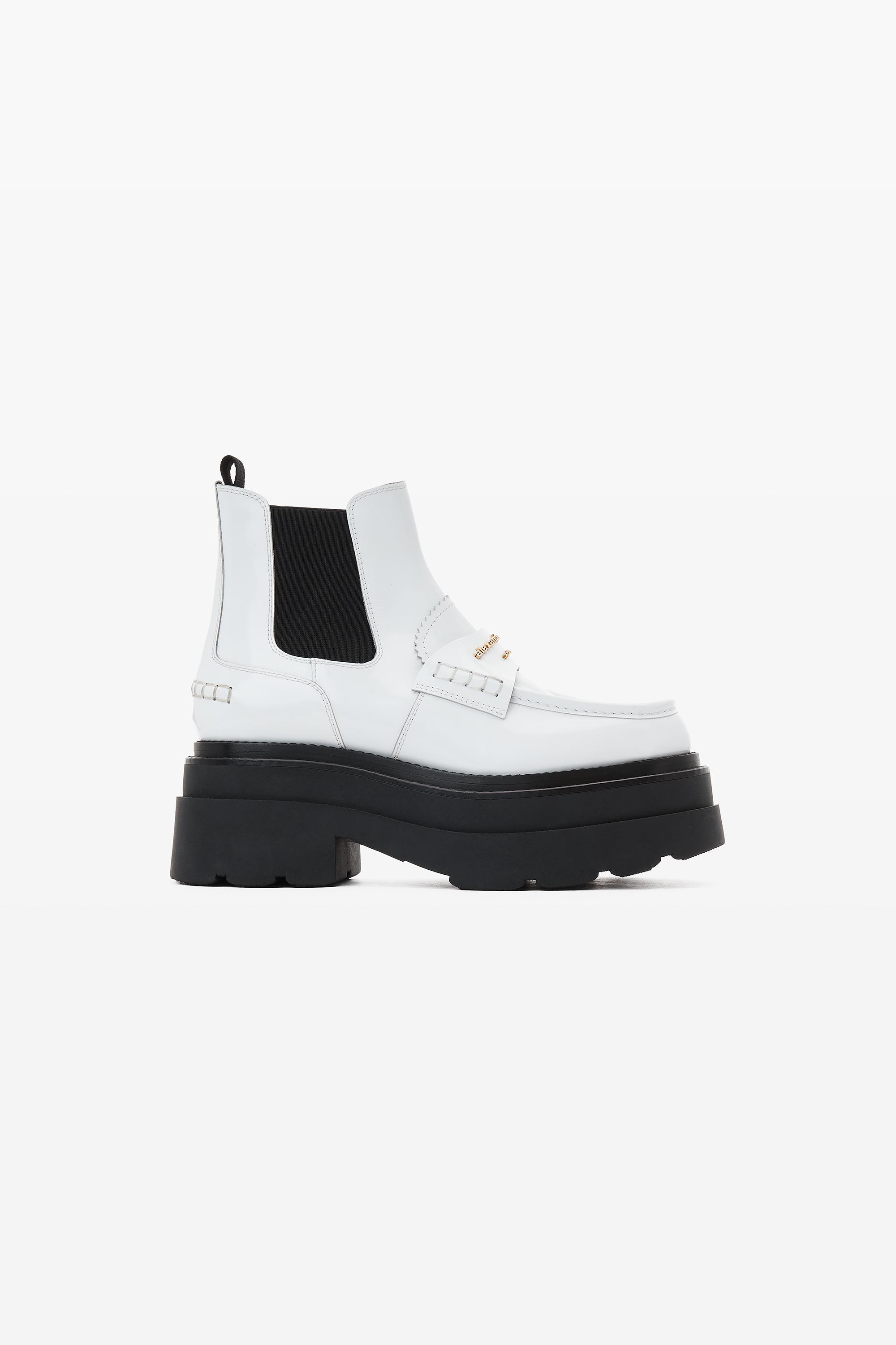 Alexander wang white booties sale