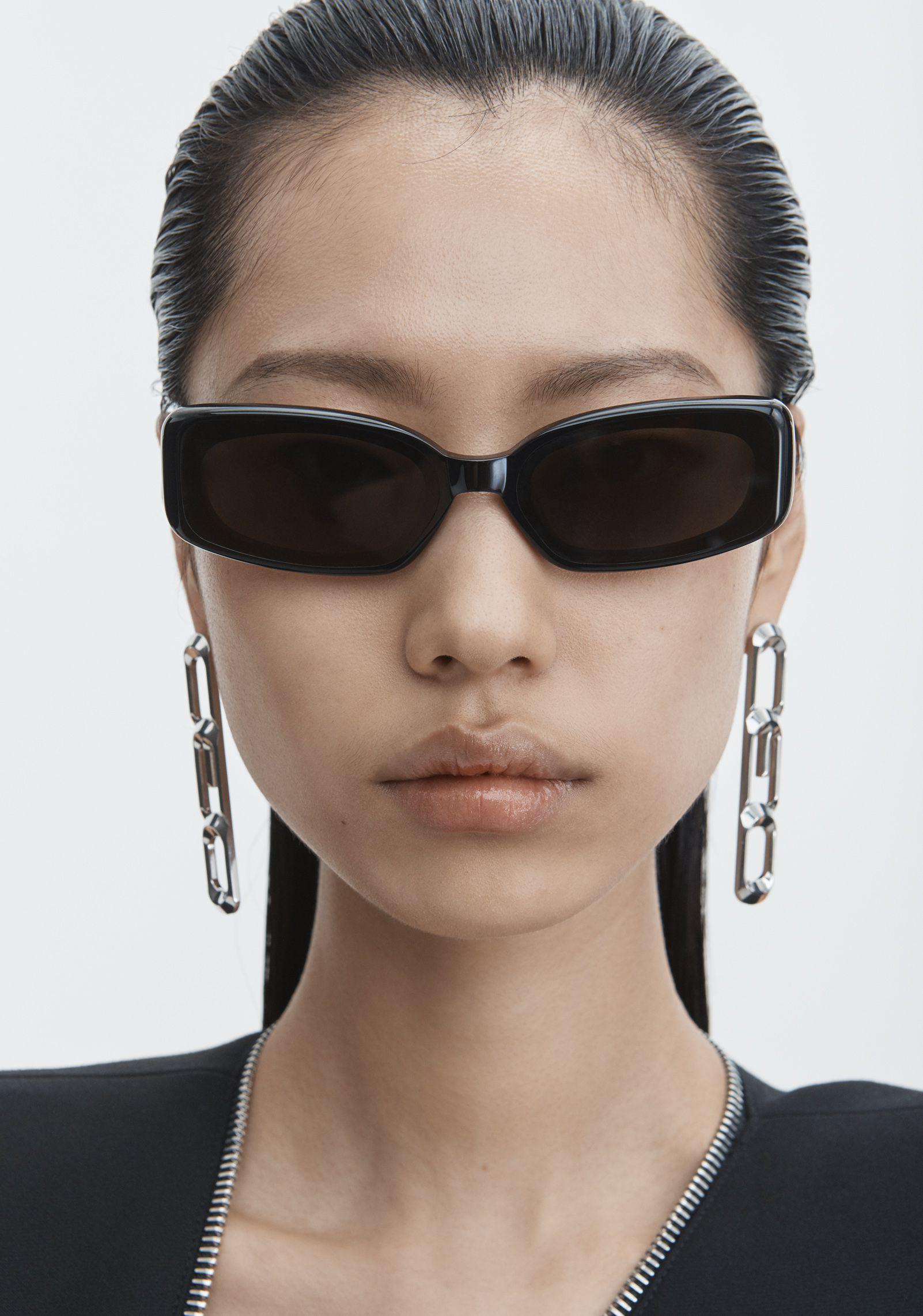 Alexander Wang Ceo Sunglasses in Black | Lyst