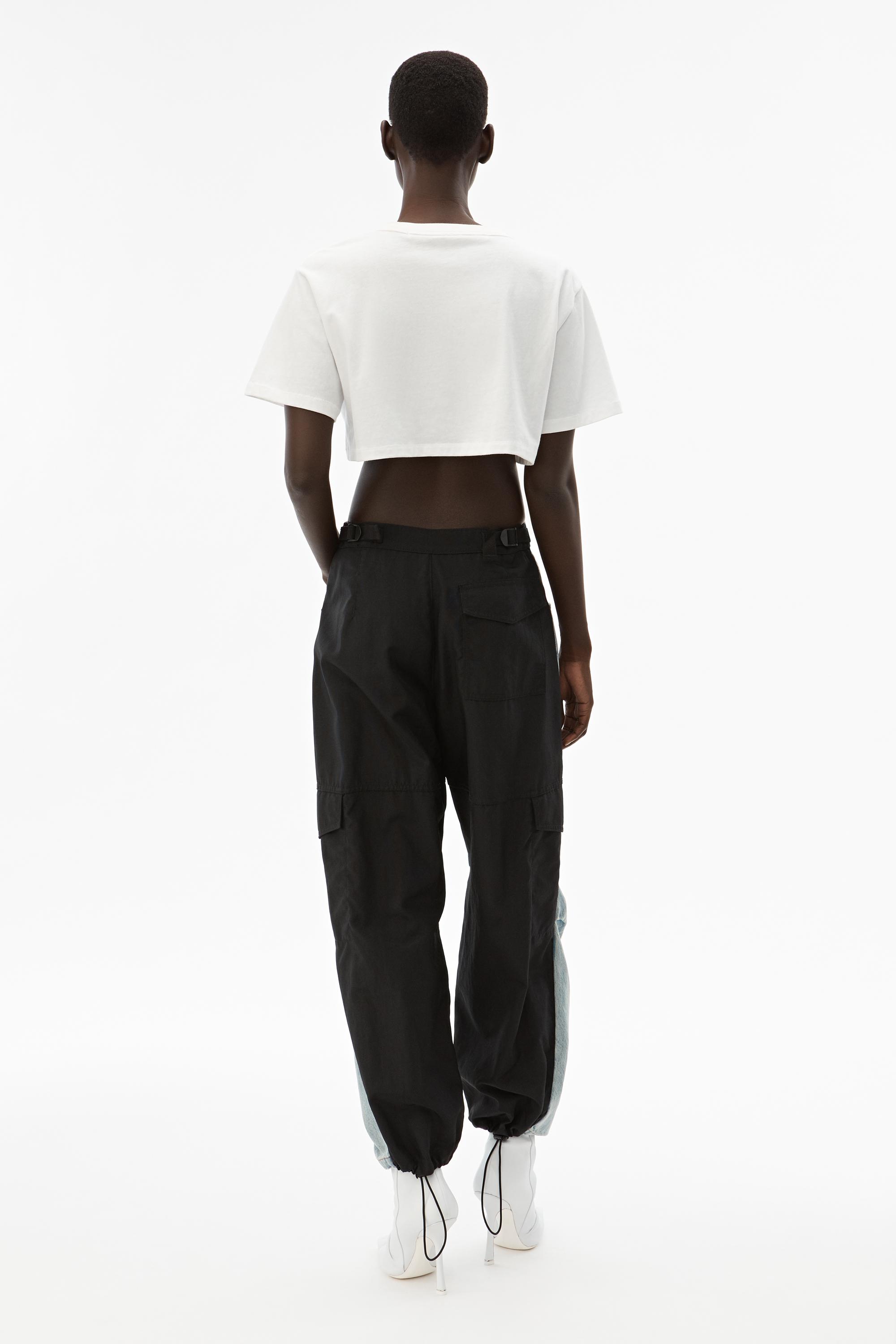 alexander wang pack mix hybrid cargo jean