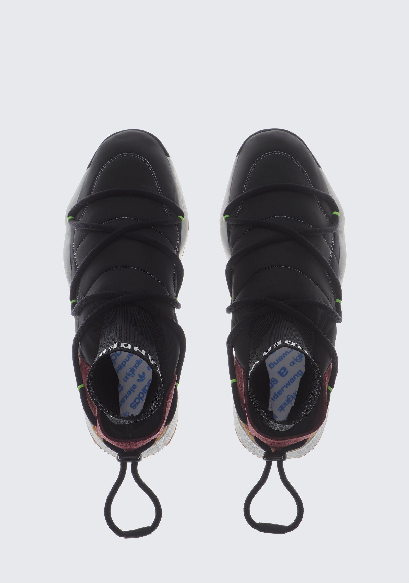 Alexander Wang Suede Adidas Originals By Aw Puff Trainer Shoes in Black |  Lyst