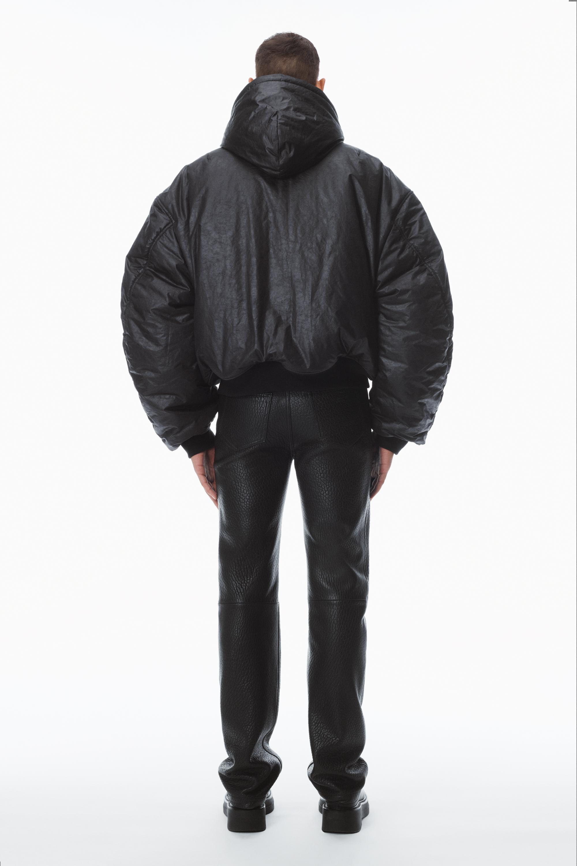 Alexander Wang Padded Bomber Jacket in Black for Men | Lyst UK