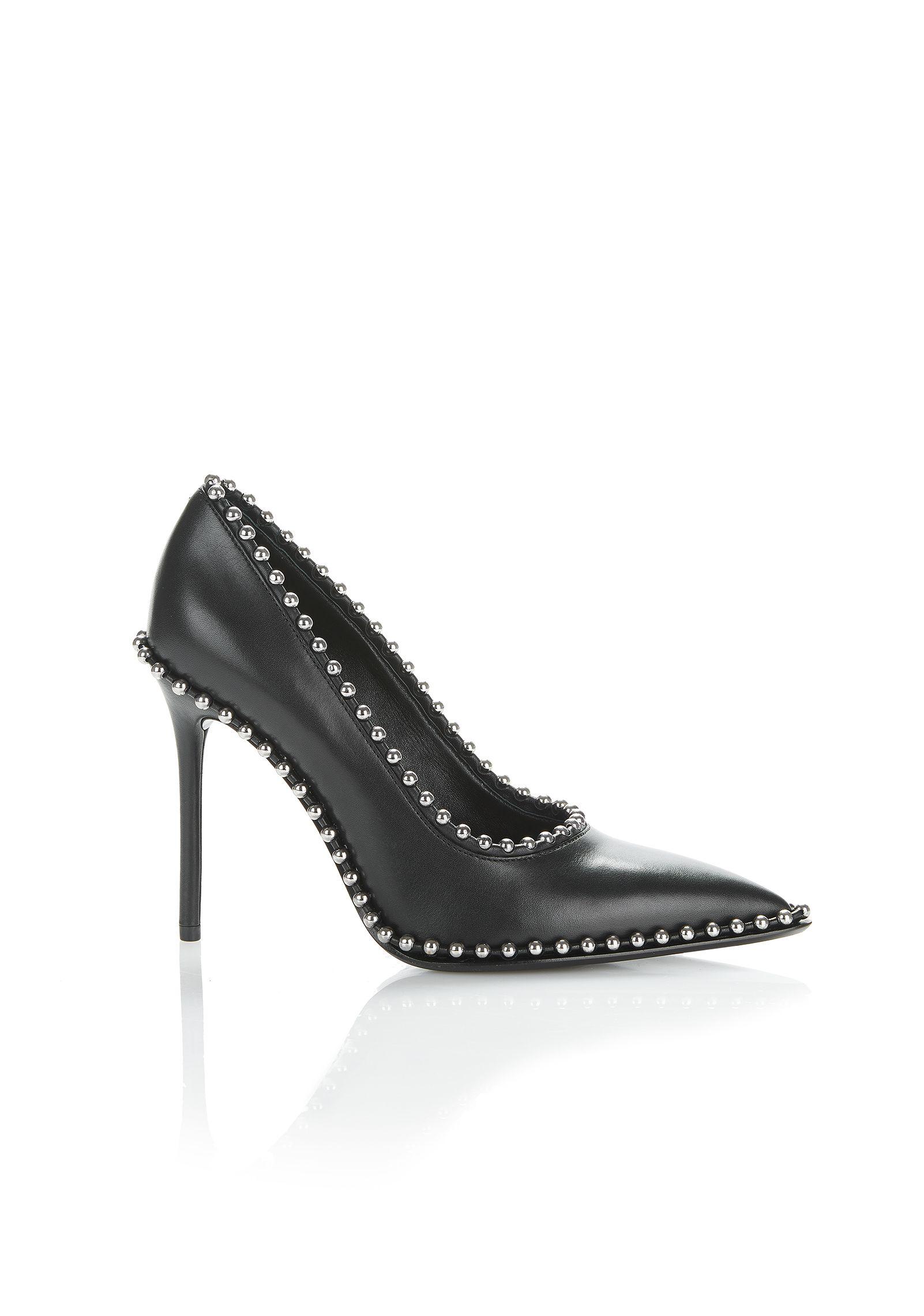 Alexander Wang Leather Rie Pump in Black - Lyst