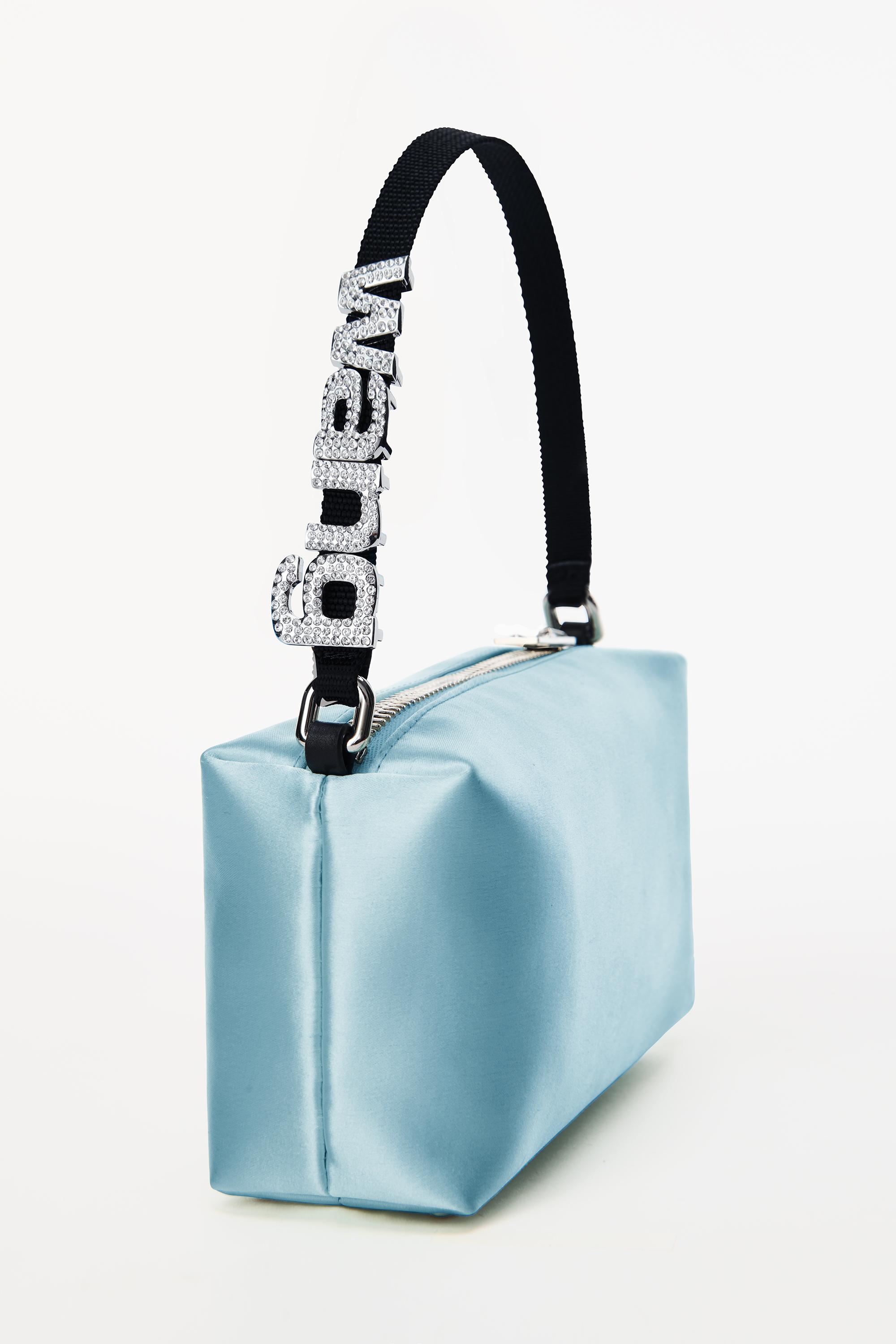 Alexander Wang Heiress Pouch In Satin in Blue | Lyst