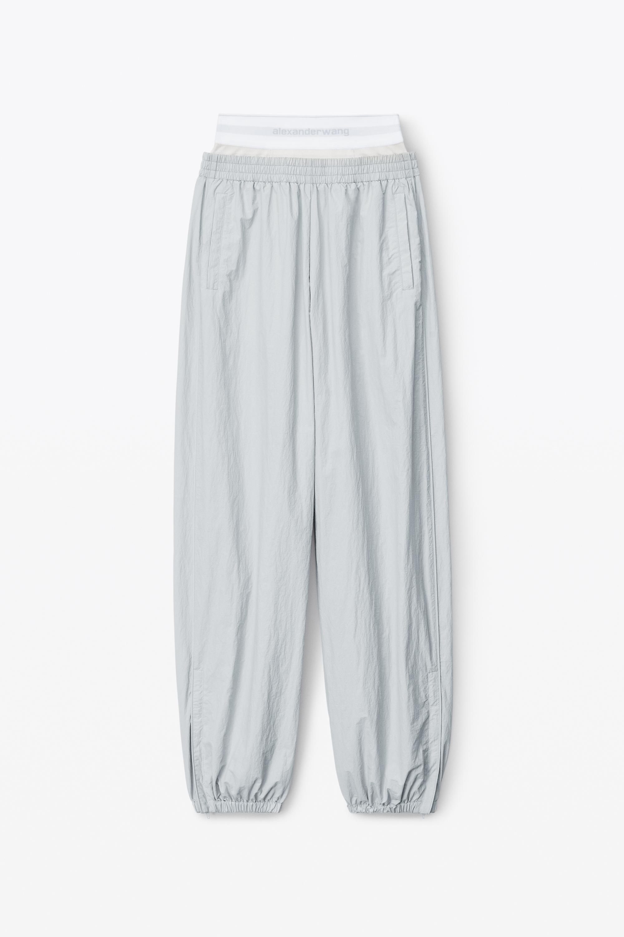 alexander wang white track pants
