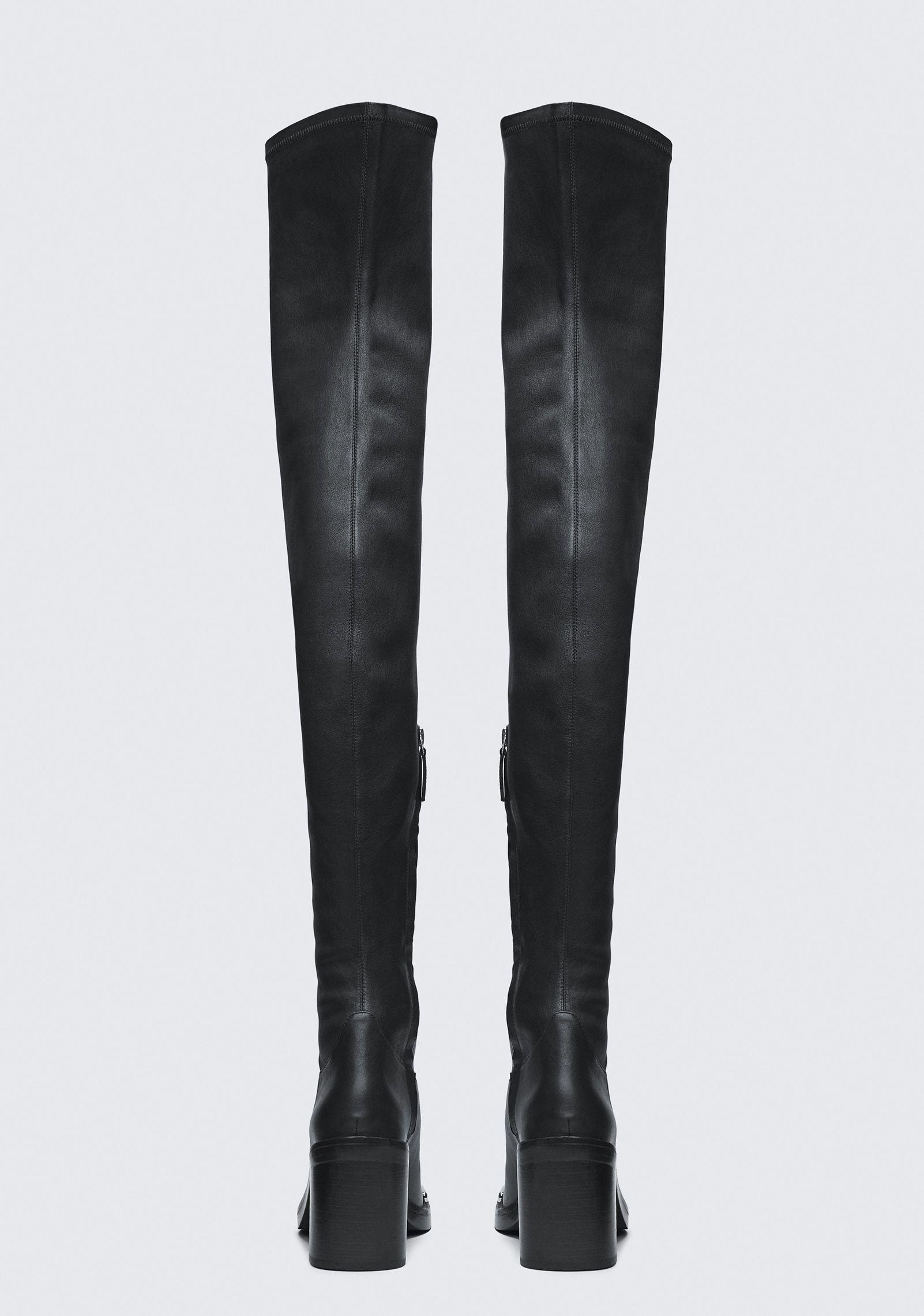 Alexander Wang Hailey Thigh High Boot in Black Lyst