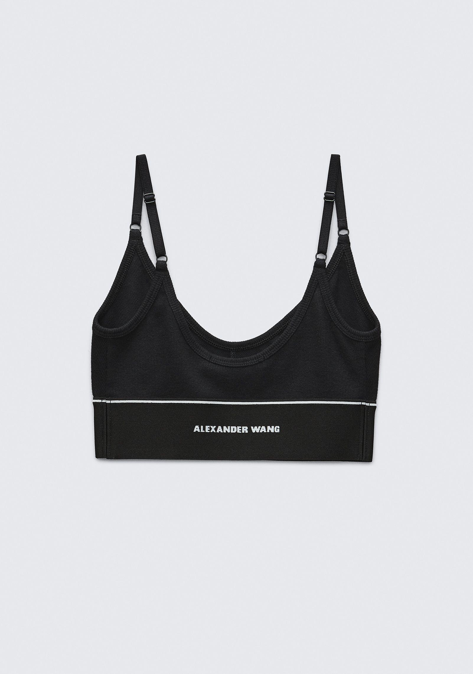 Alexander Wang Ceo Sports Bra in Black