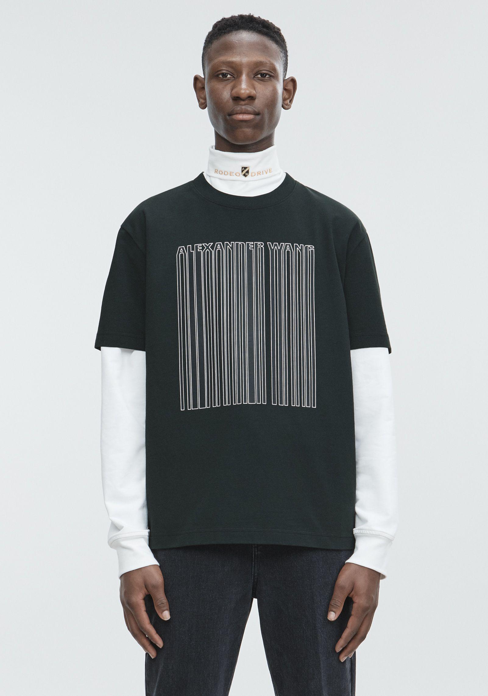 alexander wang barcode tee