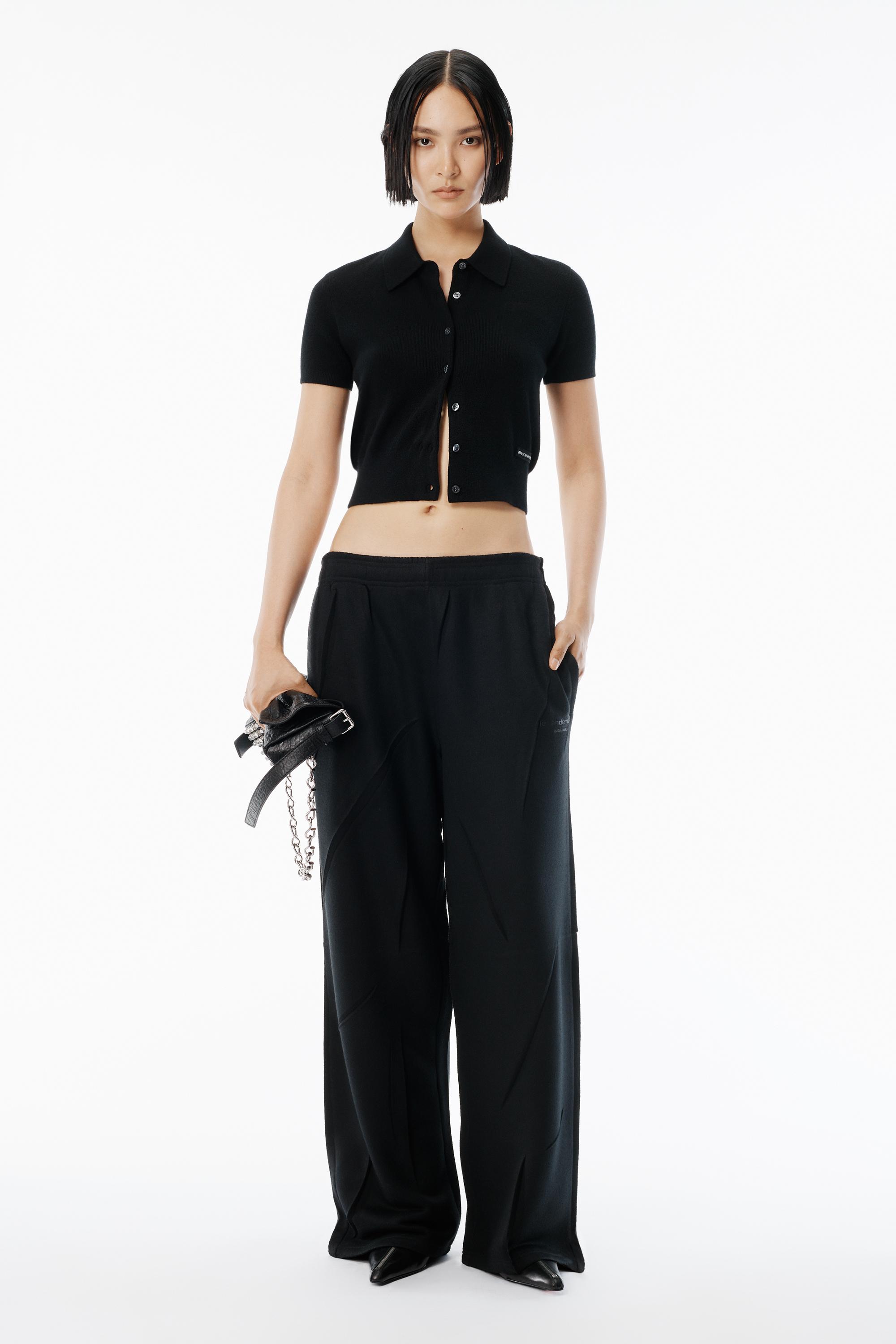 Alexander Wang トップス Top with logo T by Alexander Wang - SchaferandweinerShops Japan