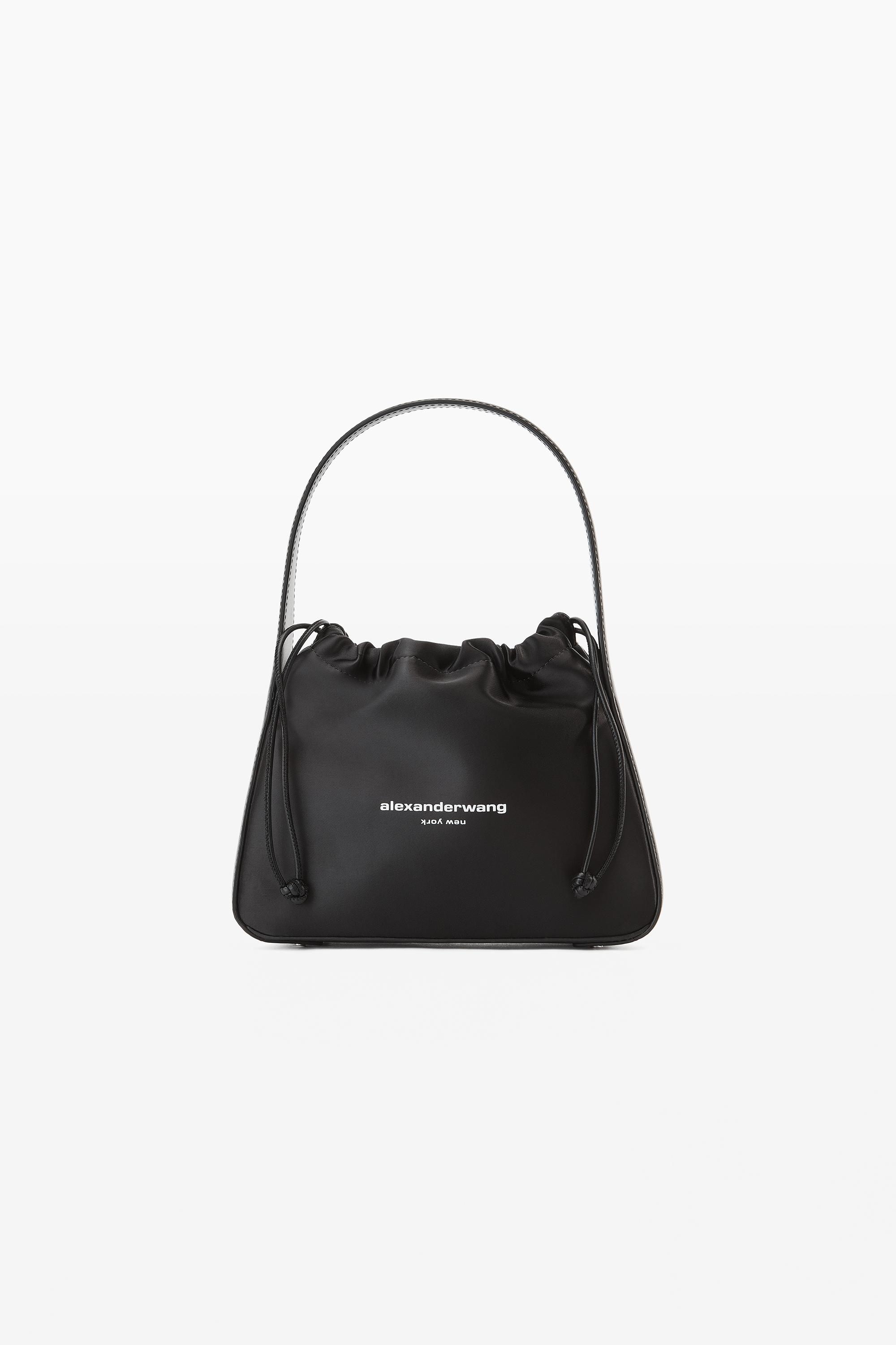 Alexander Wang Ryan Small Nylon And Leather Satchel in Black | Lyst