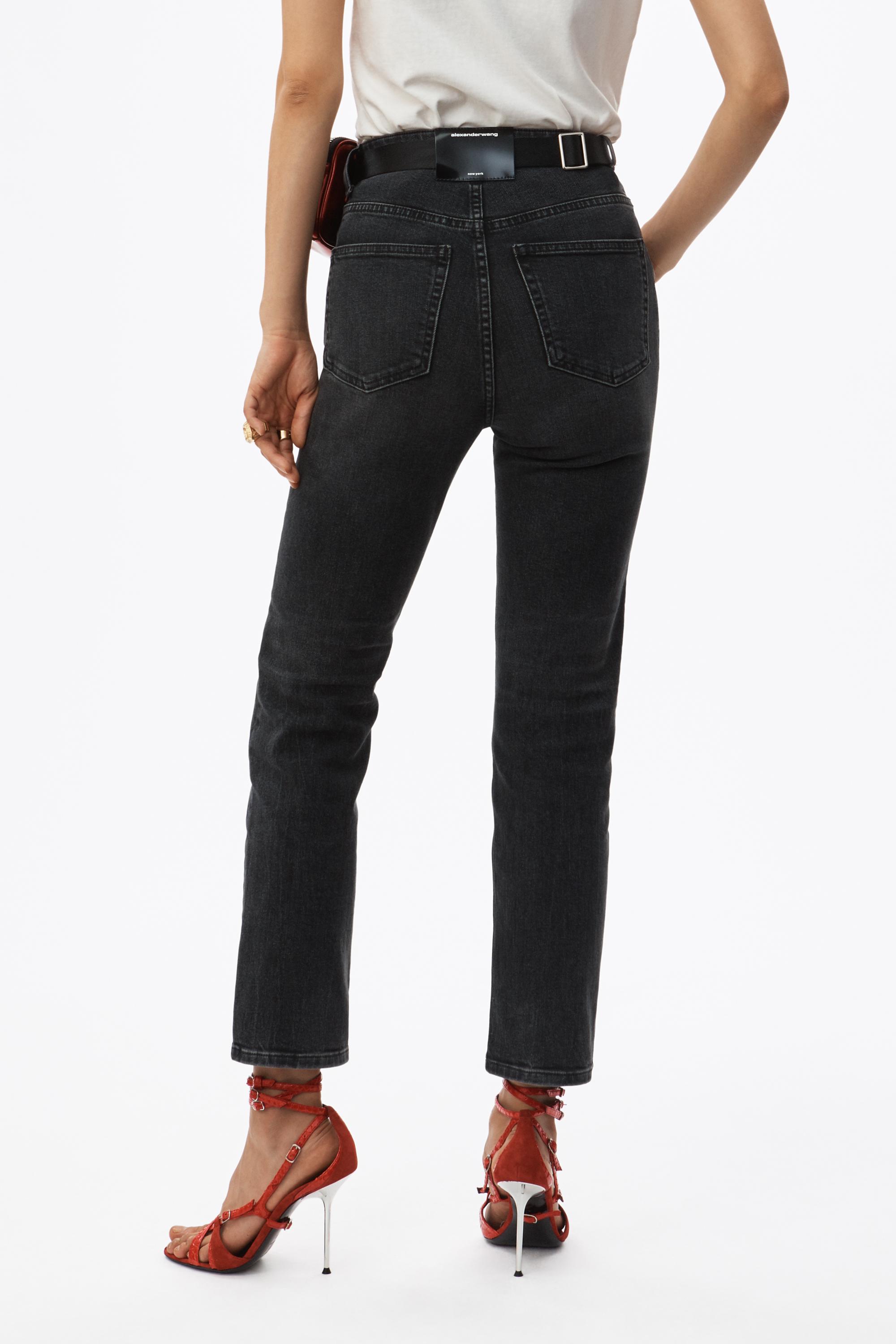 Alexander Wang Denim Wake Flex Slim Jeans in Gray - Lyst