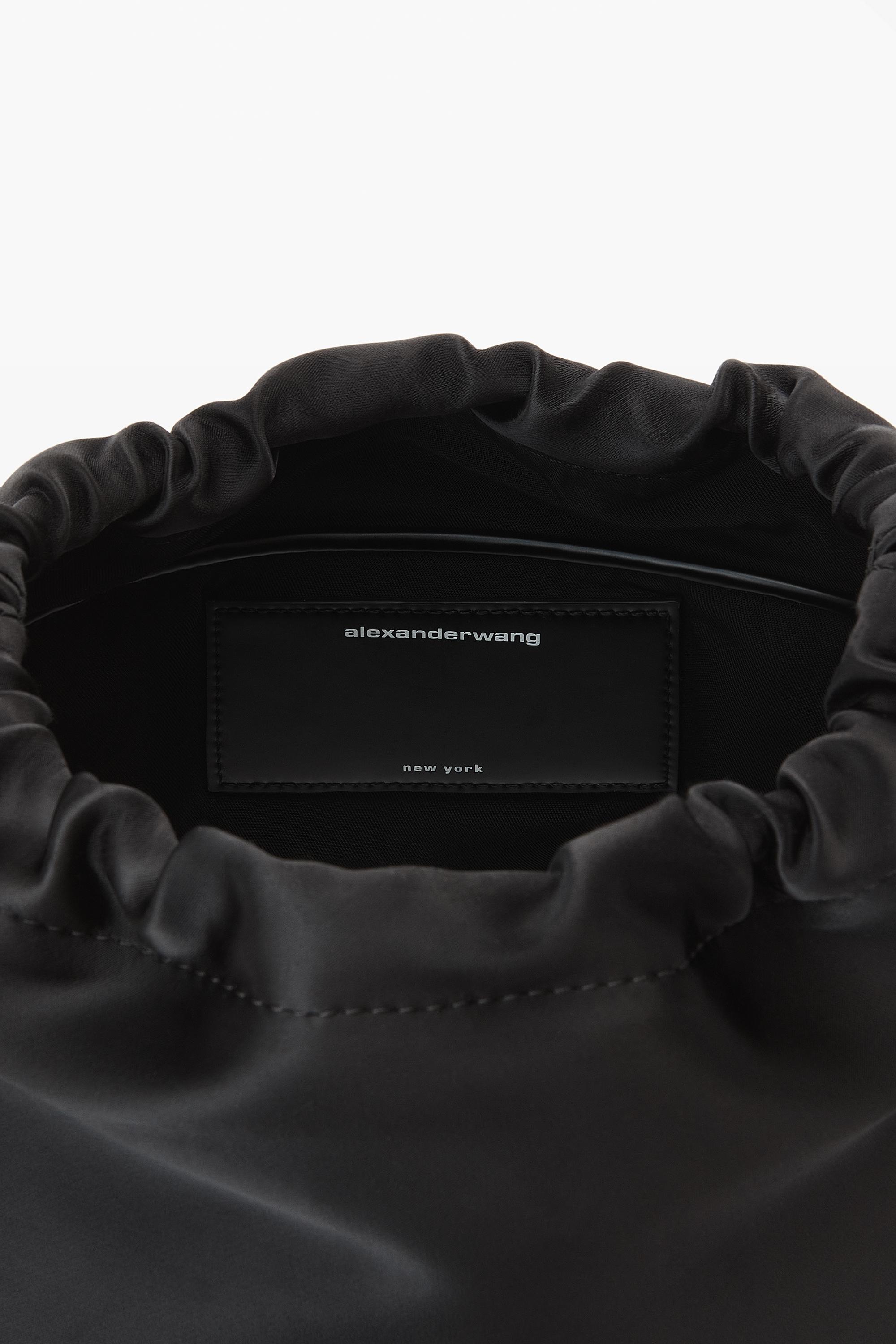 Alexander Wang Ryan Small Nylon And Leather Satchel in Black Alexander Wang Ryan Small Nylon And Leather Satchel in Black