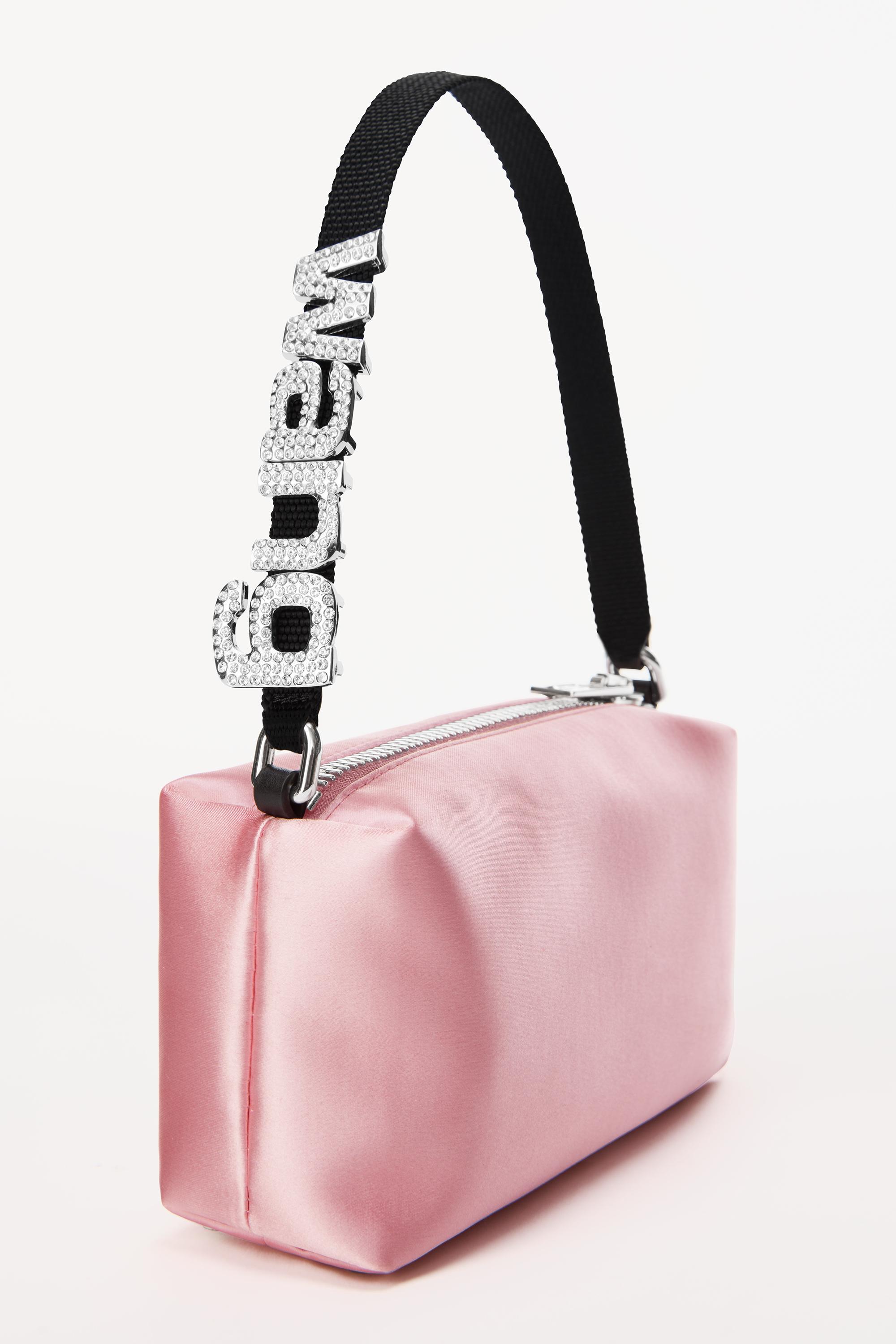 Alexander Wang Heiress Satin Pouch in Pink - Lyst