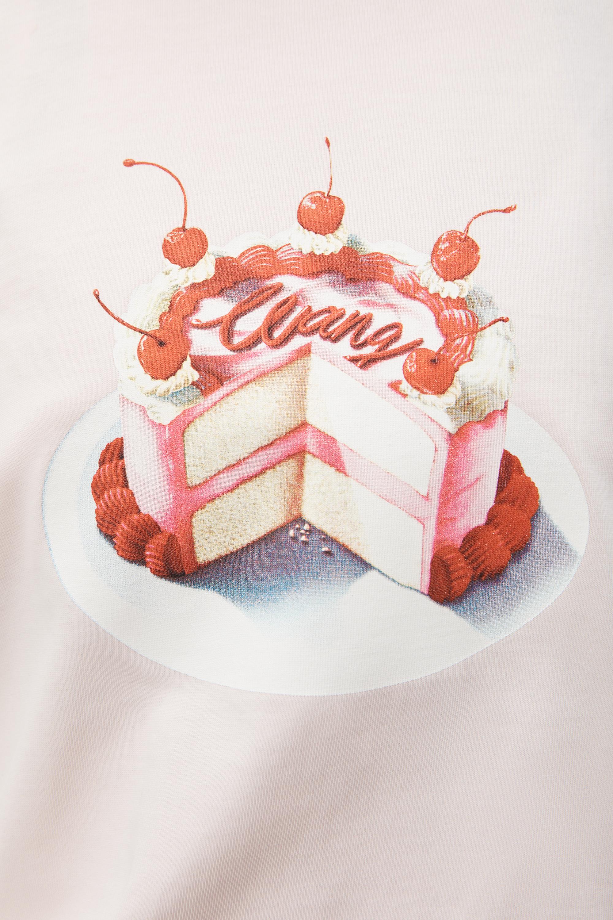 Alexander Wang Cake Graphic T-shirt in Pink | Lyst Australia