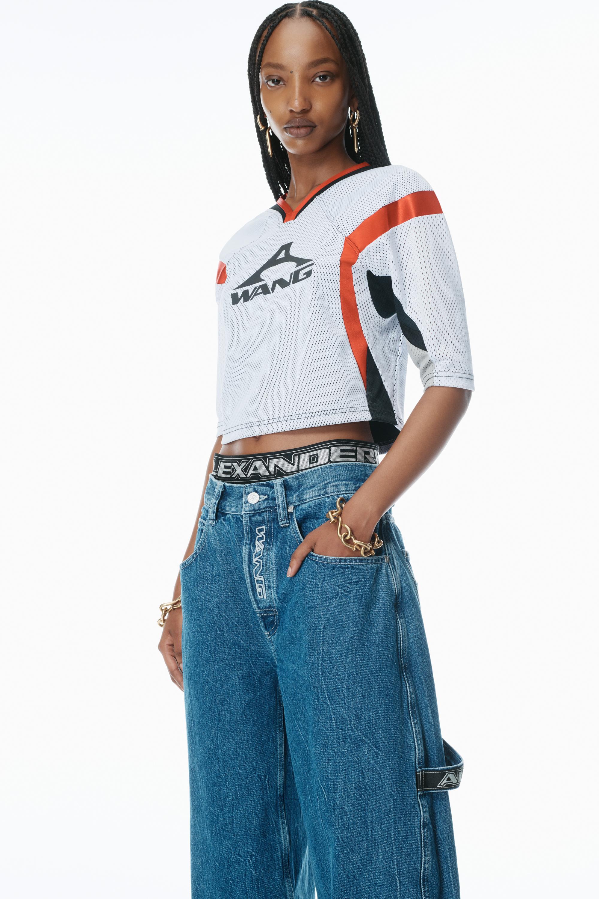 【ALEXANDER WANG】Pre-styled underwear jeans /デニムパンツ a24_alexander-wang_a24-