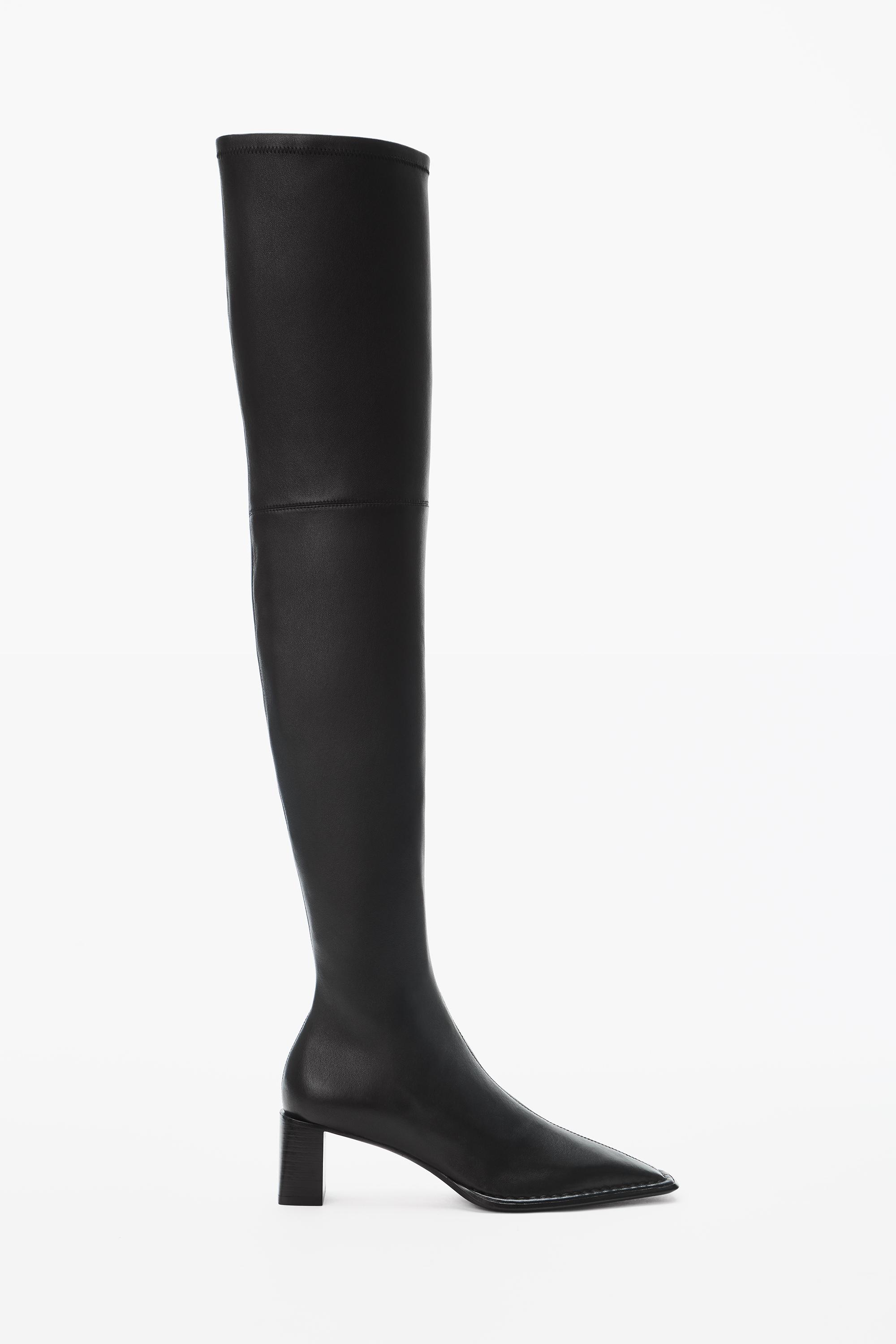 Alexander Wang Aldrich 55 Thigh-high Boot In Leather in Black | Lyst