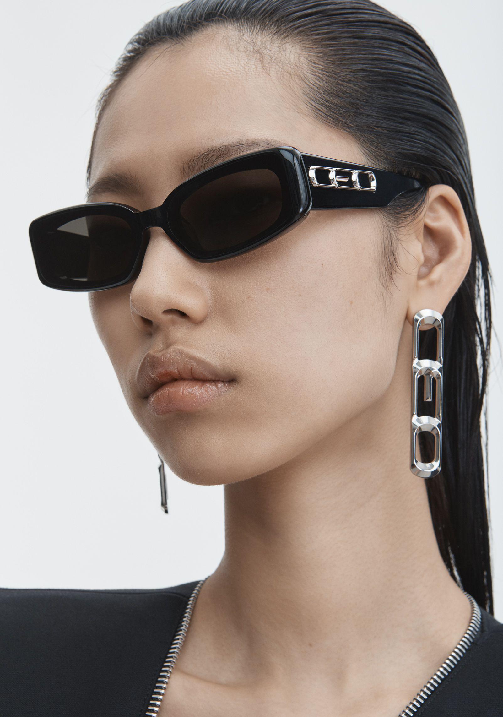 Alexander Wang Ceo Sunglasses in Black | Lyst Australia