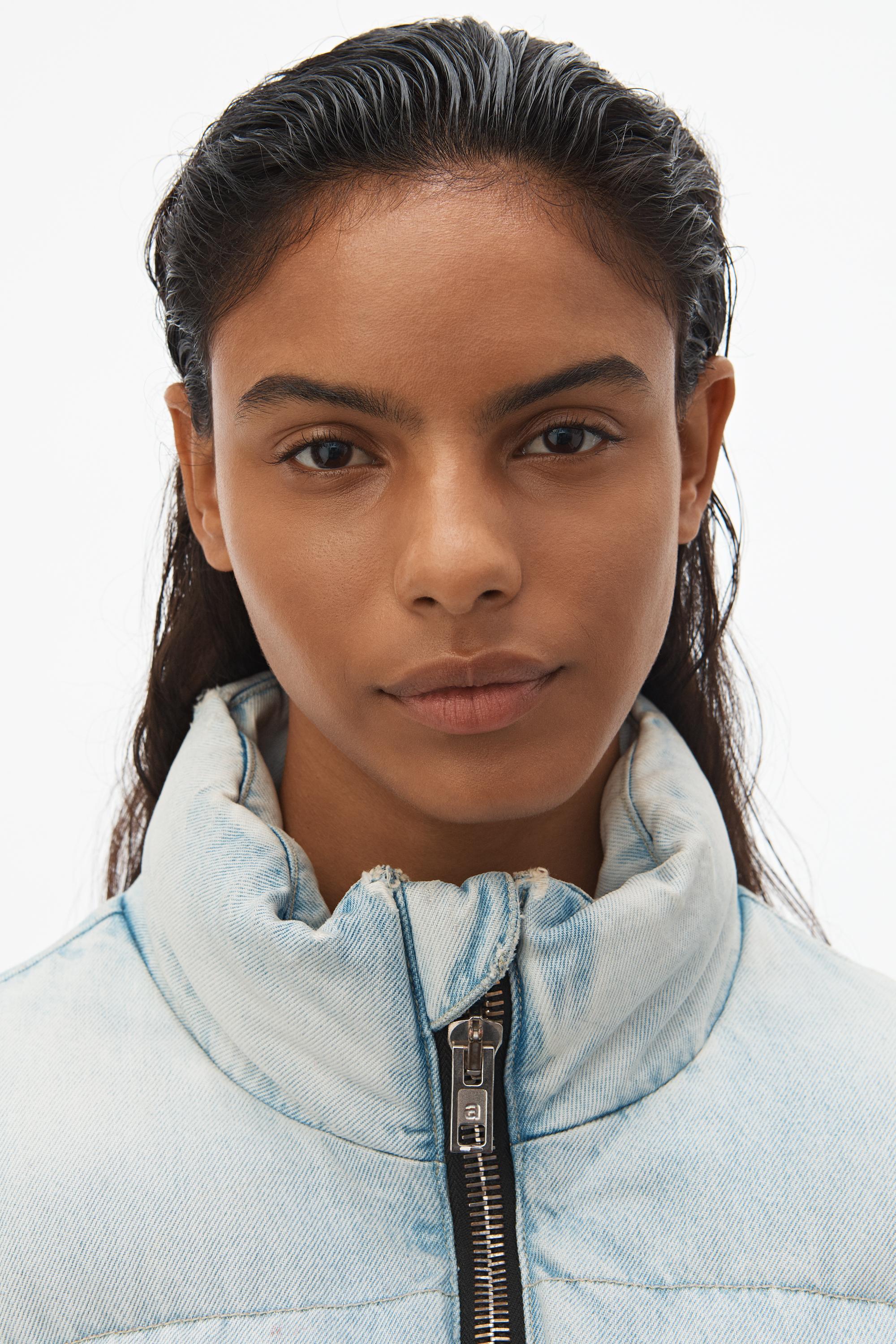 Denim x alexander 2025 wang puffer jacket