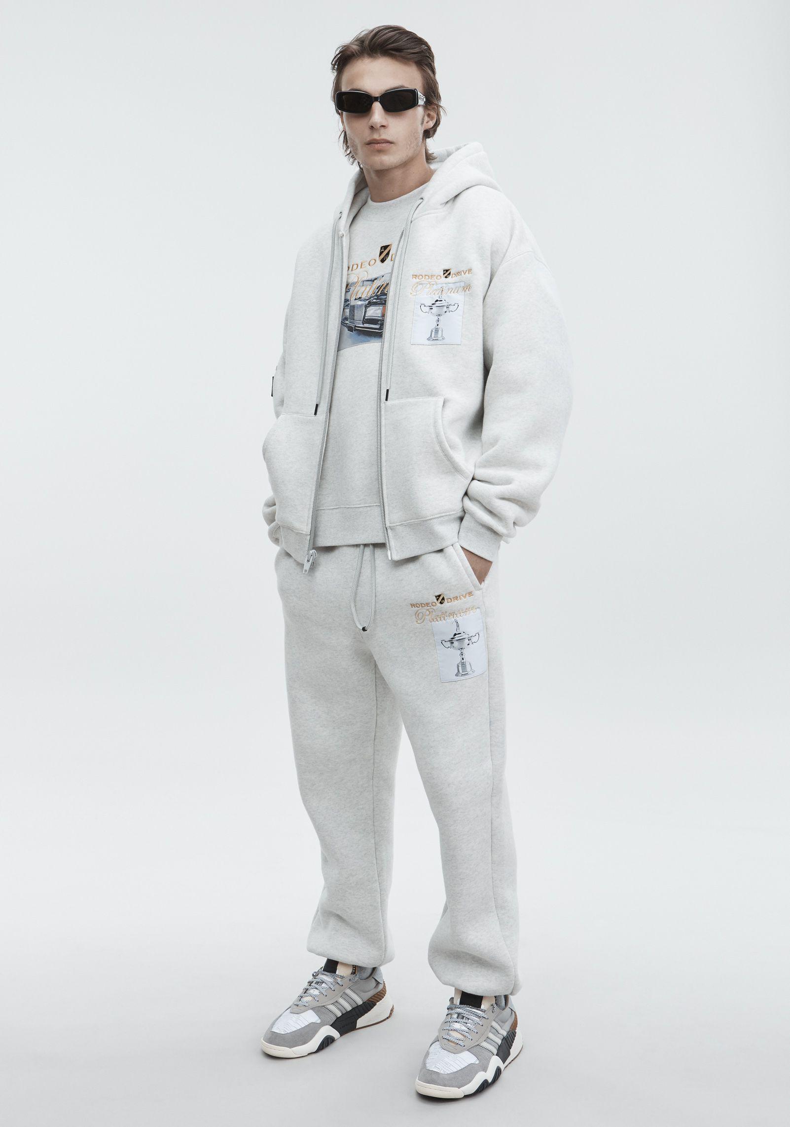 alexander wang platinum sweatpants