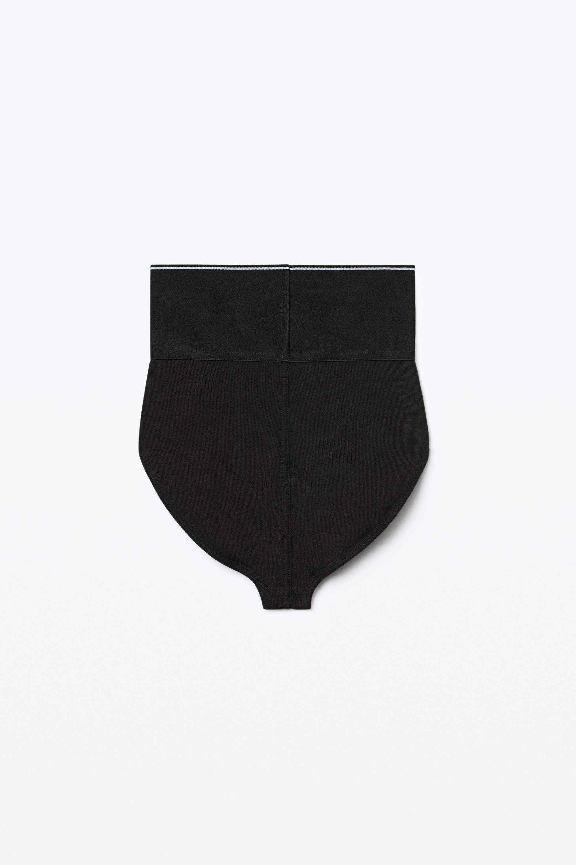 Alexander Wang Logo Elastic Underwear in Black