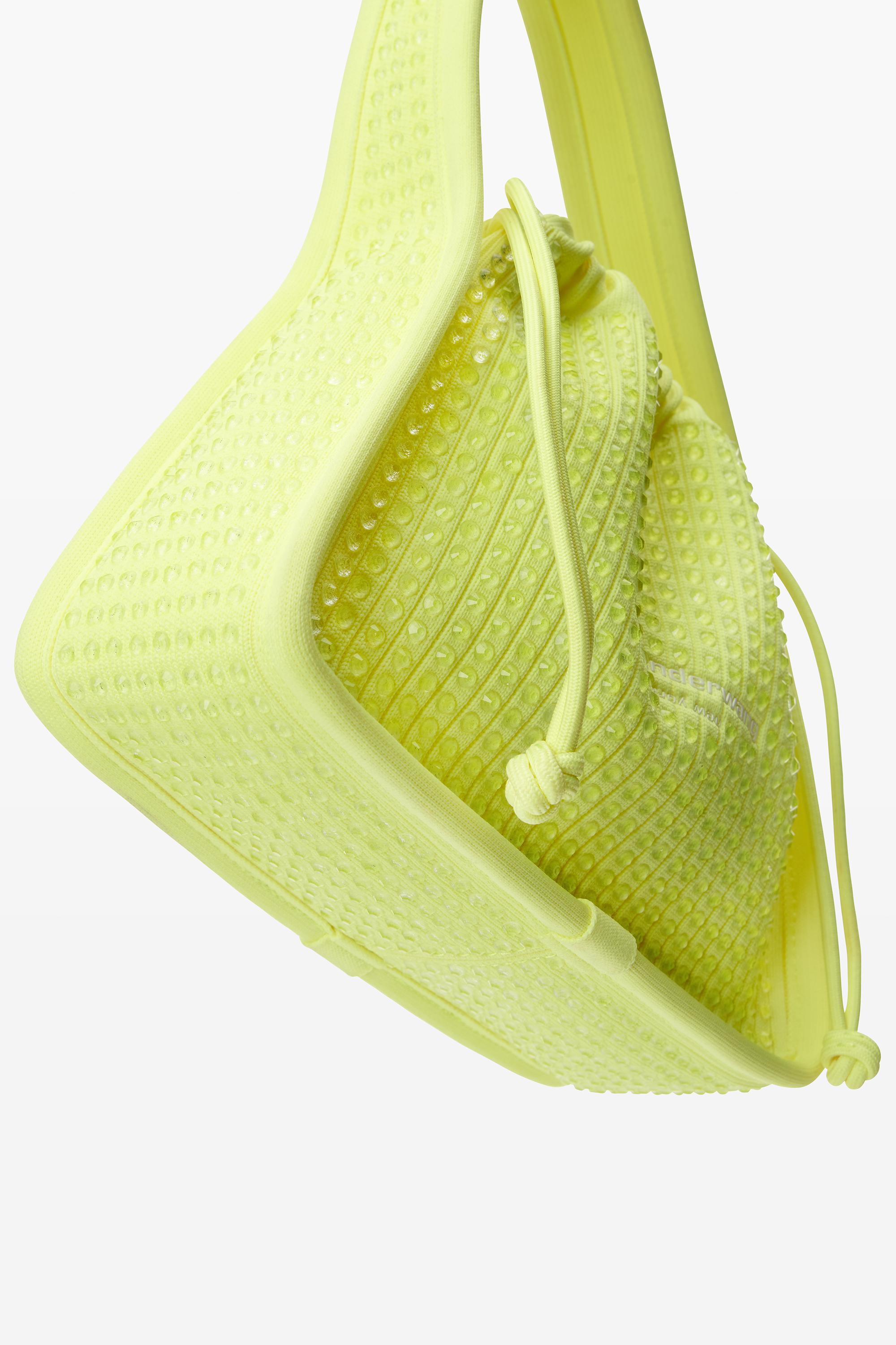 Alexander Wang Ryan Small Bag In Crystal Hotfix in Yellow