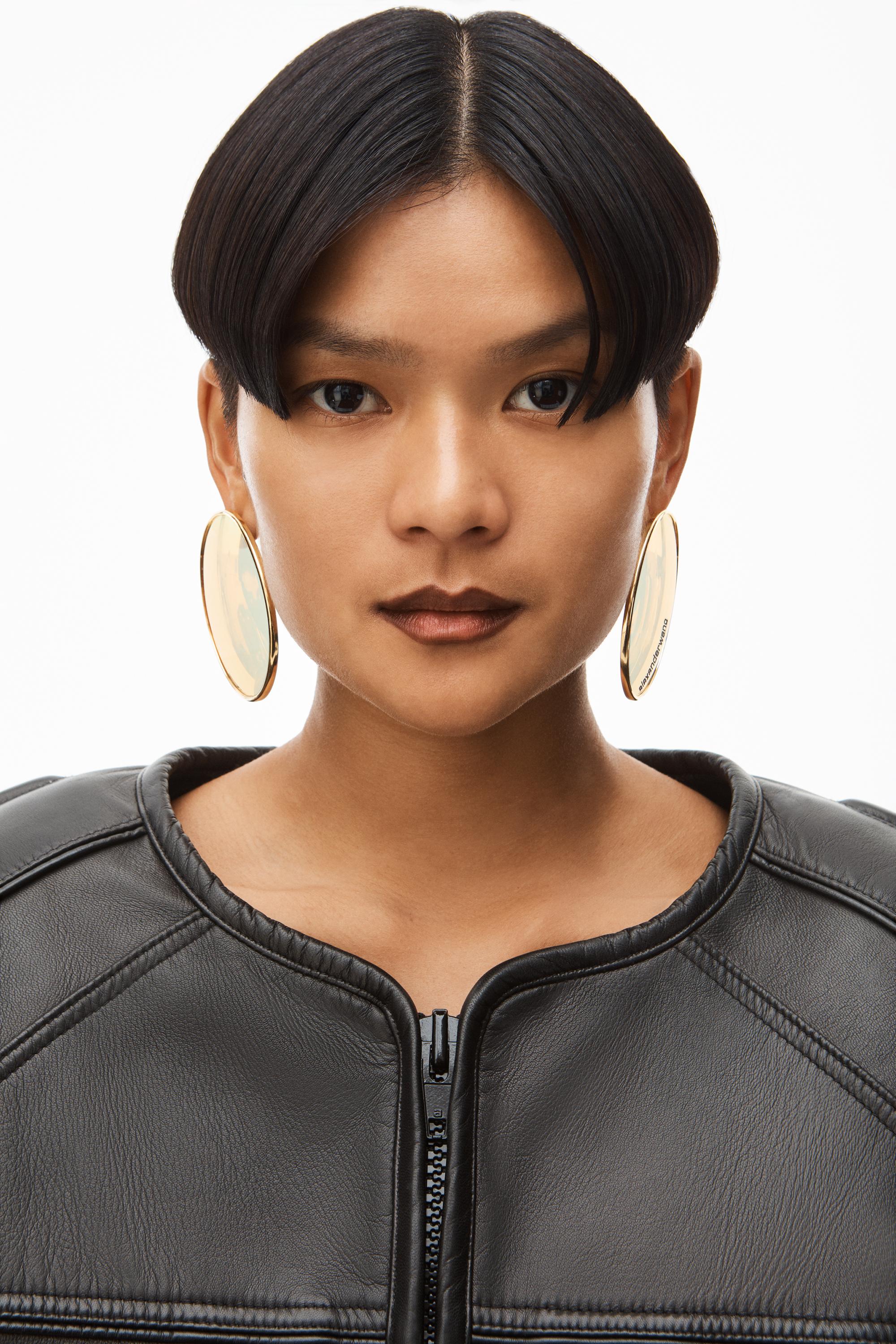 オーバーサイズ☆【alexanderwang】Boxy Moto ジャケット Alexander Wang Oversized Moto Jacket In Buttery Leather in