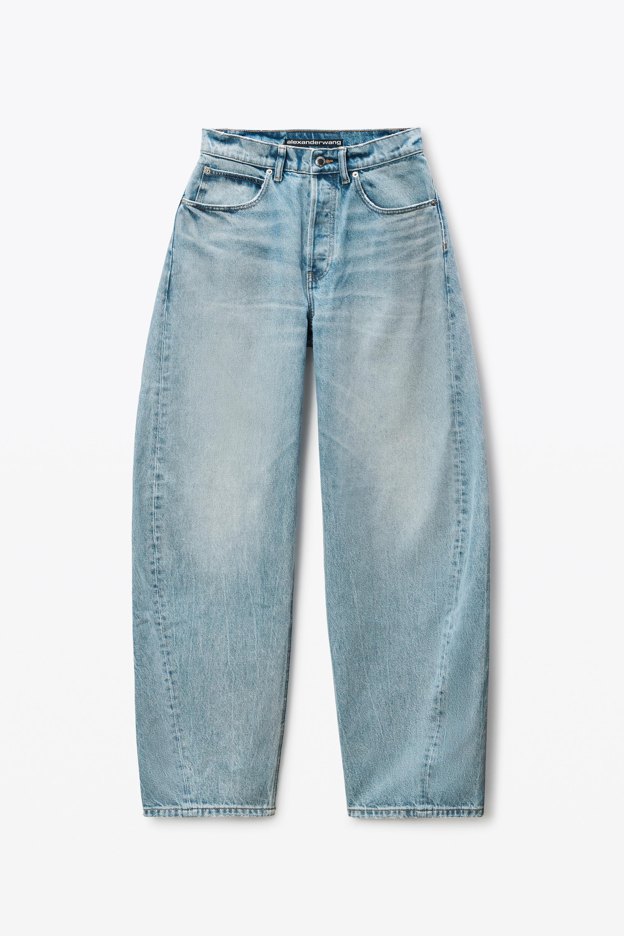 Alexander Wang Blow Up Bleach Blue Mid-rise Jeans | Lyst
