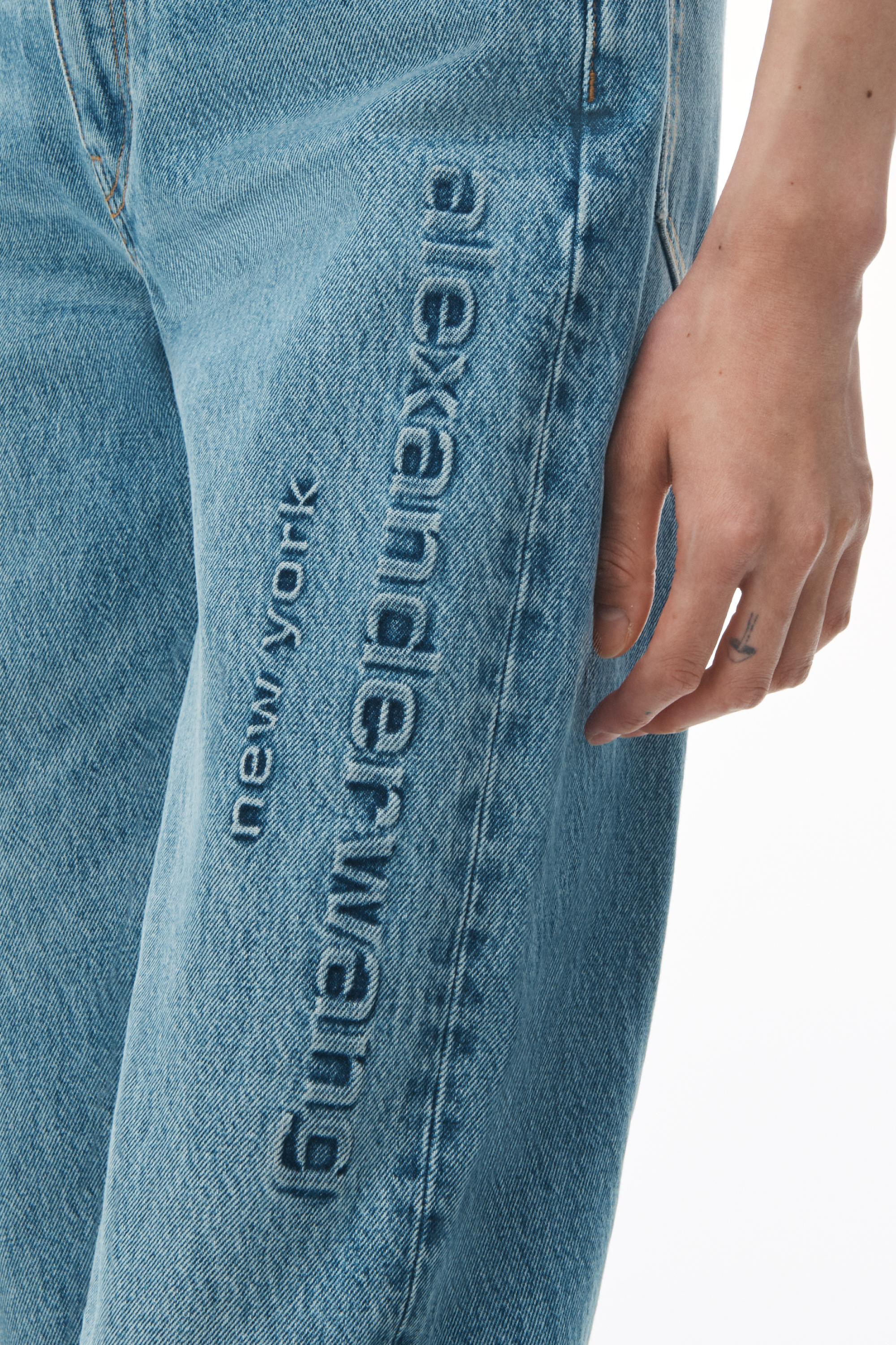 【関税込み】Alexander Wang インディゴ EZ ジーンズ Alexander Wang Indigo Ez Jeans In 442 Light Indigo Fad - 57