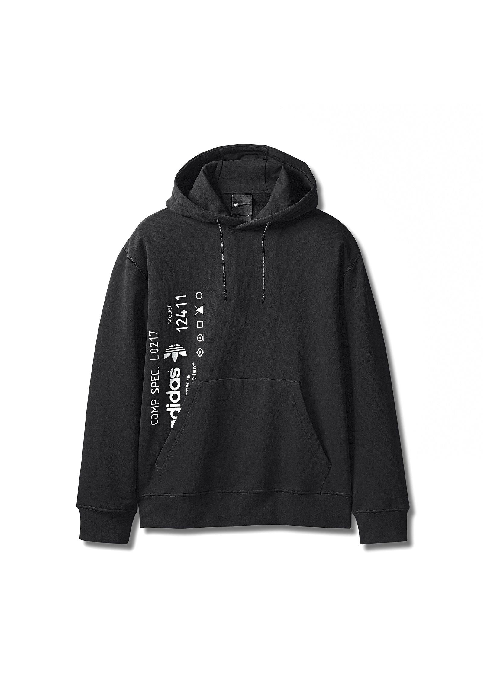Alexander Wang Cotton Adidas Originals By Aw Graphic Hoodie in Black for  Men - Lyst